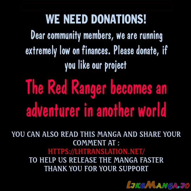 The Red Ranger Becomes an Adventurer in Another World chapter 19.3 - page 41