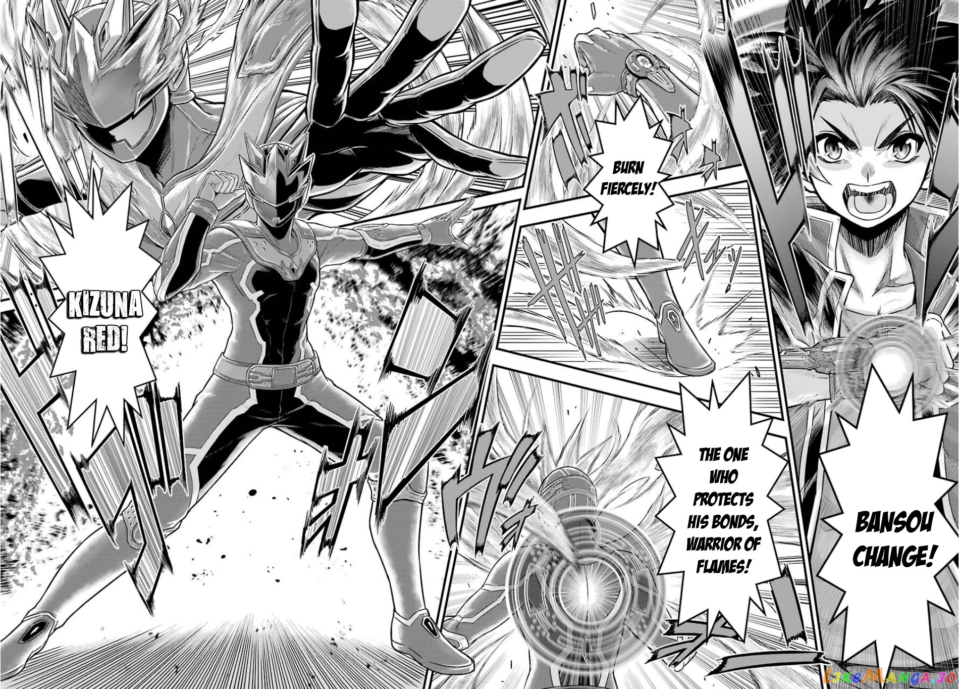 The Red Ranger Becomes an Adventurer in Another World chapter 1 - page 14