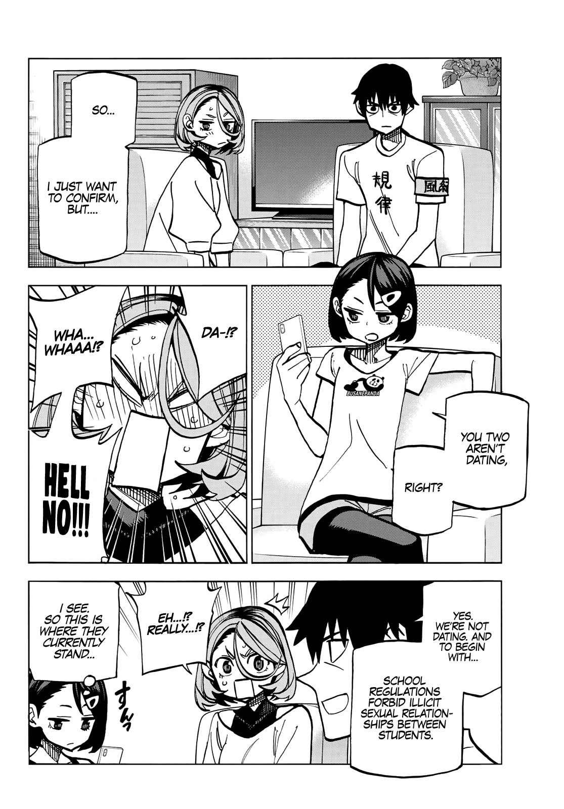 The Story Between a Dumb Prefect and a High School Girl with an Inappropriate Skirt Length chapter 9 - page 11