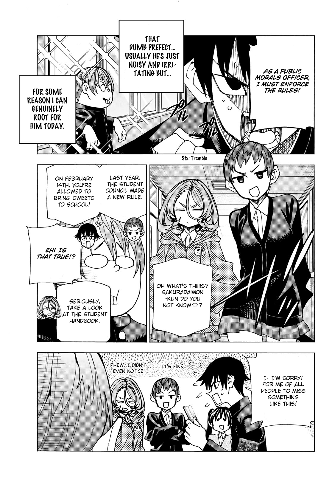 The Story Between a Dumb Prefect and a High School Girl with an Inappropriate Skirt Length chapter 53 - page 9