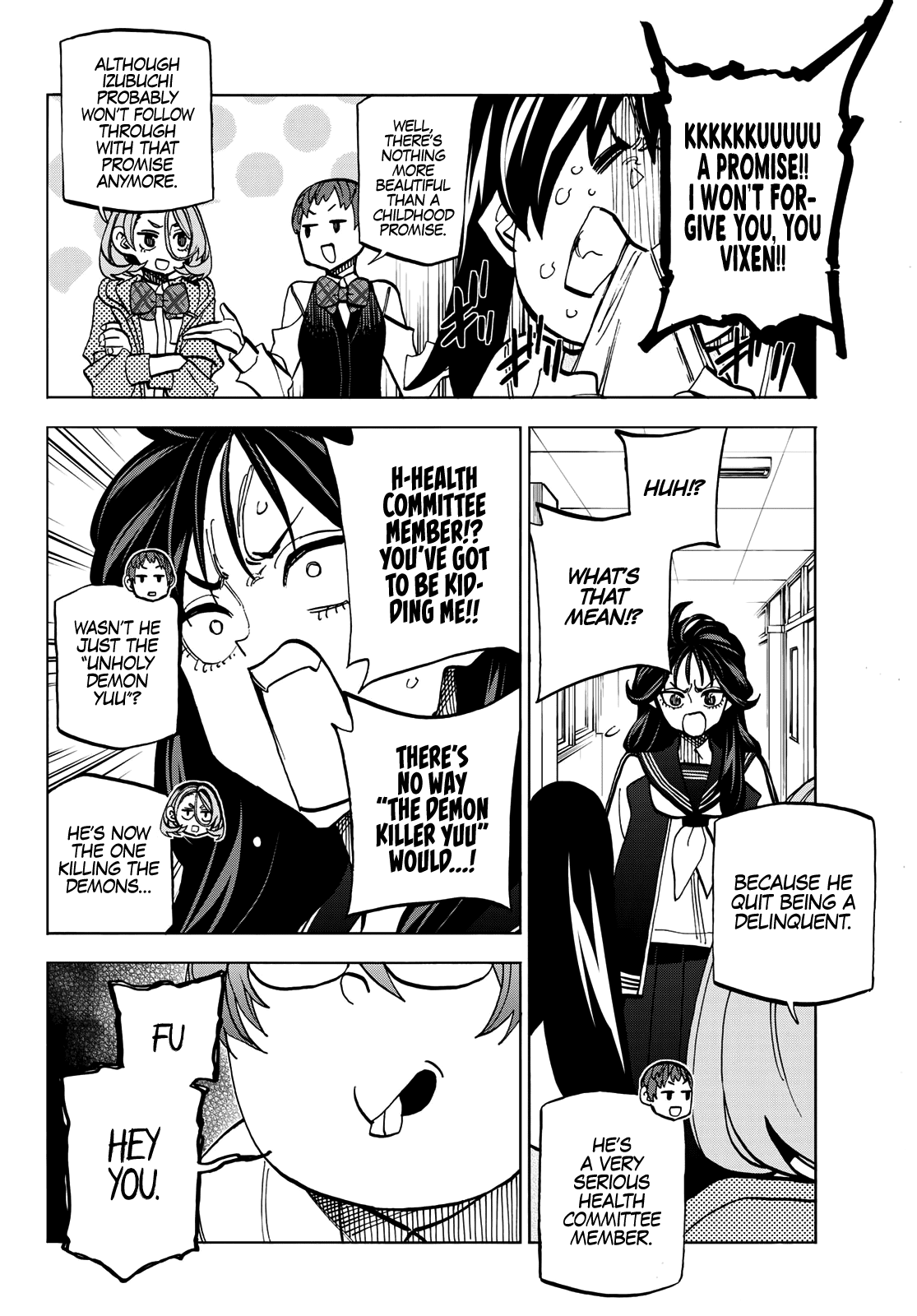 The Story Between a Dumb Prefect and a High School Girl with an Inappropriate Skirt Length chapter 37 - page 10