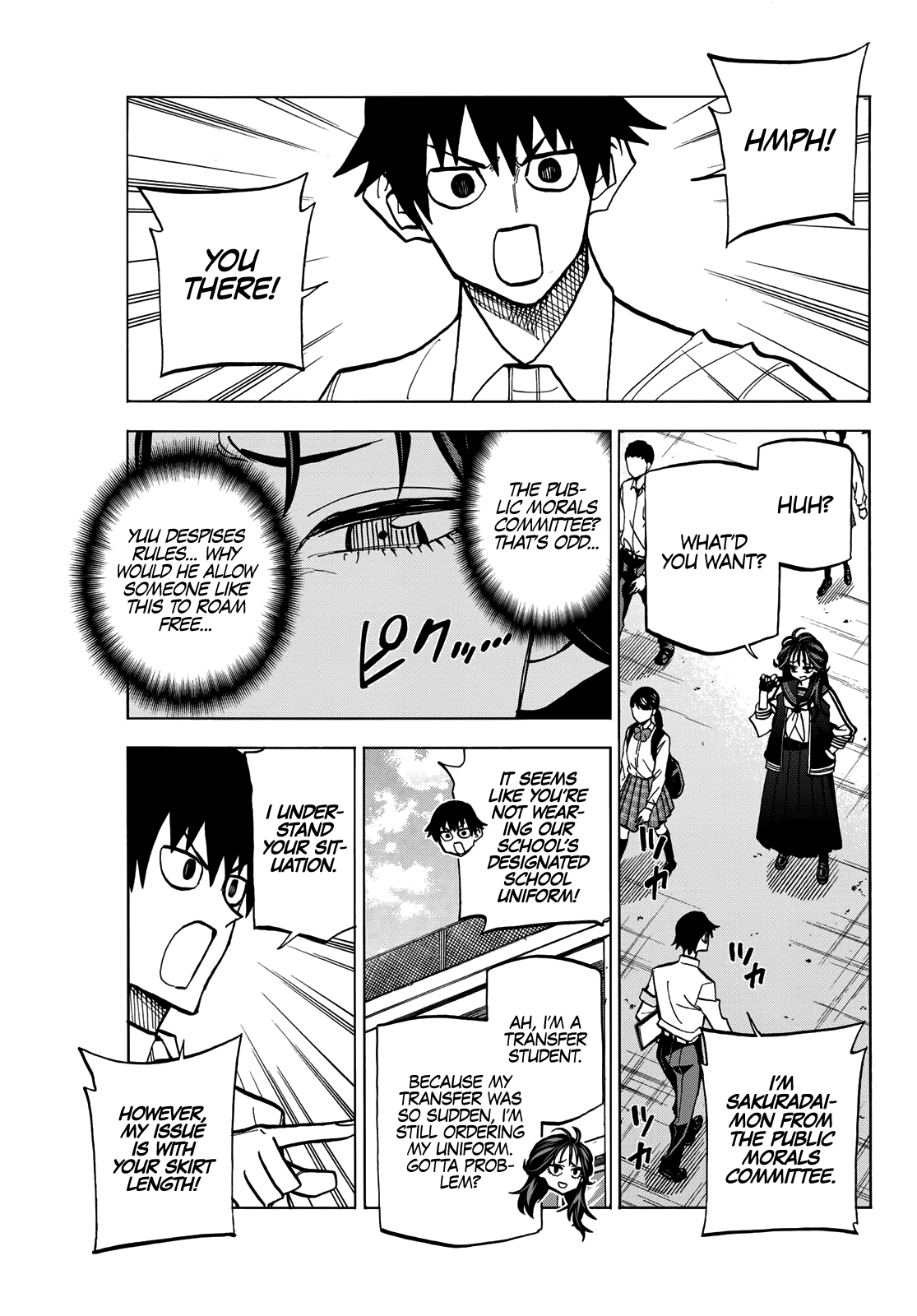 The Story Between a Dumb Prefect and a High School Girl with an Inappropriate Skirt Length chapter 37 - page 3