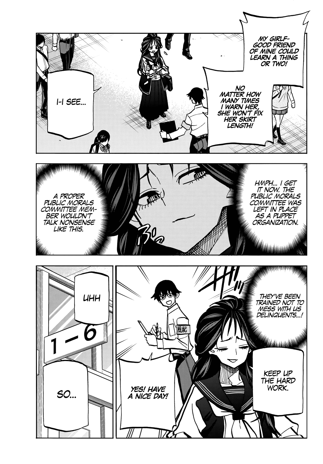 The Story Between a Dumb Prefect and a High School Girl with an Inappropriate Skirt Length chapter 37 - page 5