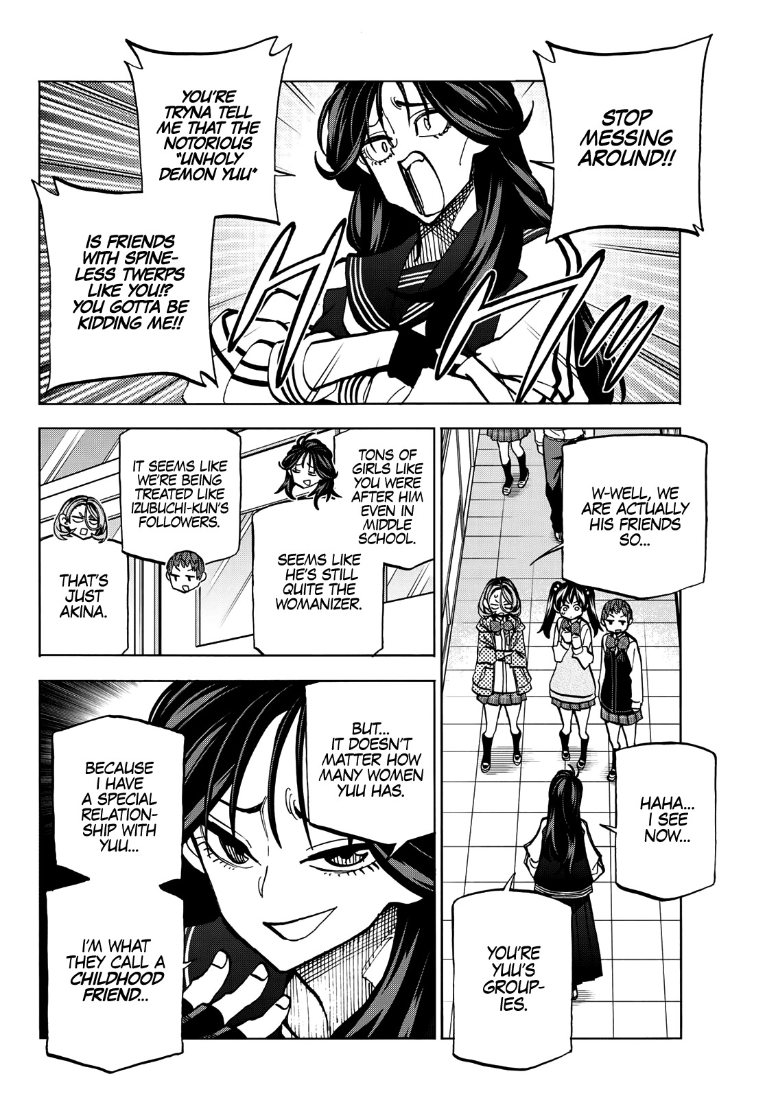 The Story Between a Dumb Prefect and a High School Girl with an Inappropriate Skirt Length chapter 37 - page 8