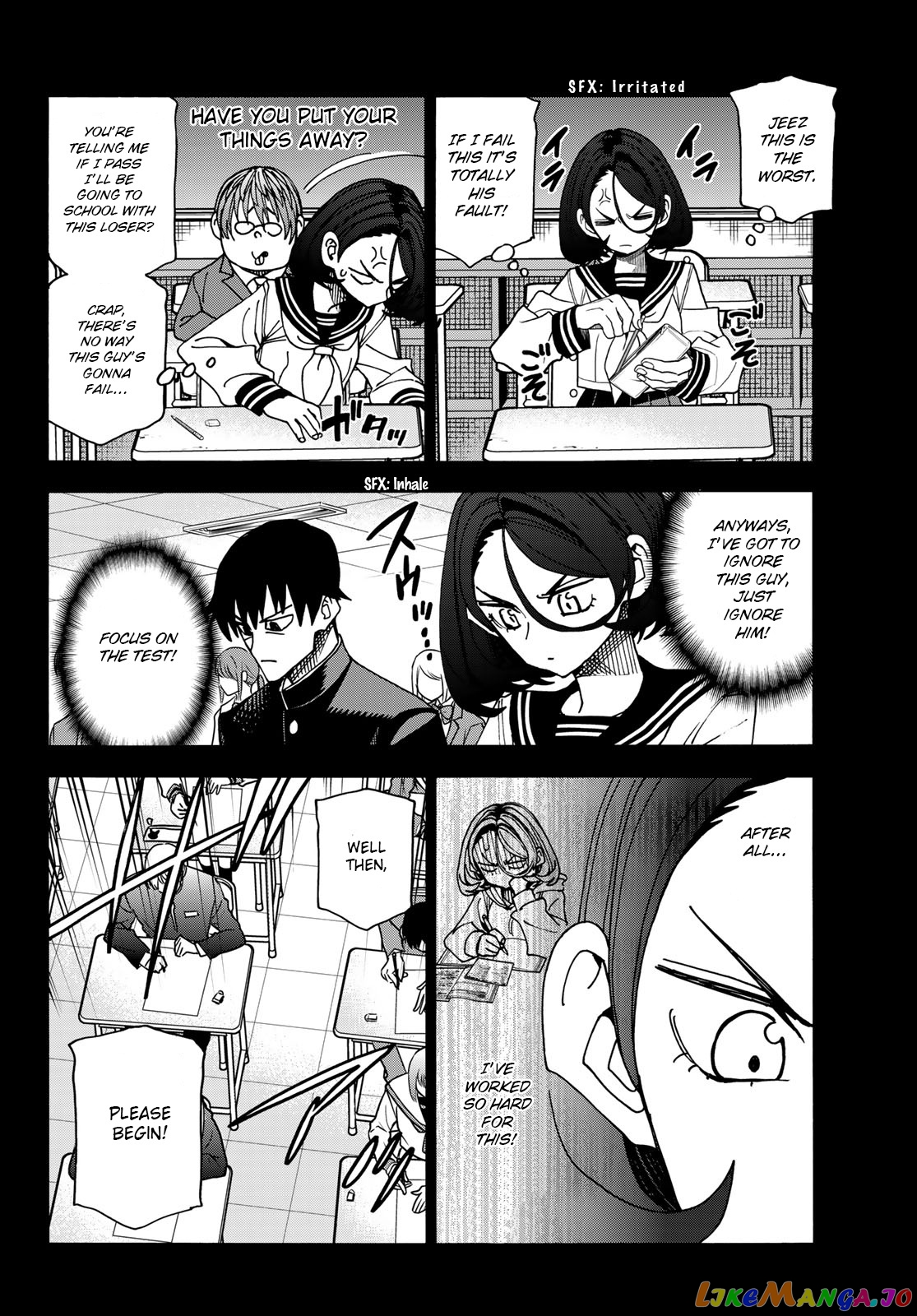 The Story Between a Dumb Prefect and a High School Girl with an Inappropriate Skirt Length chapter 54 - page 12