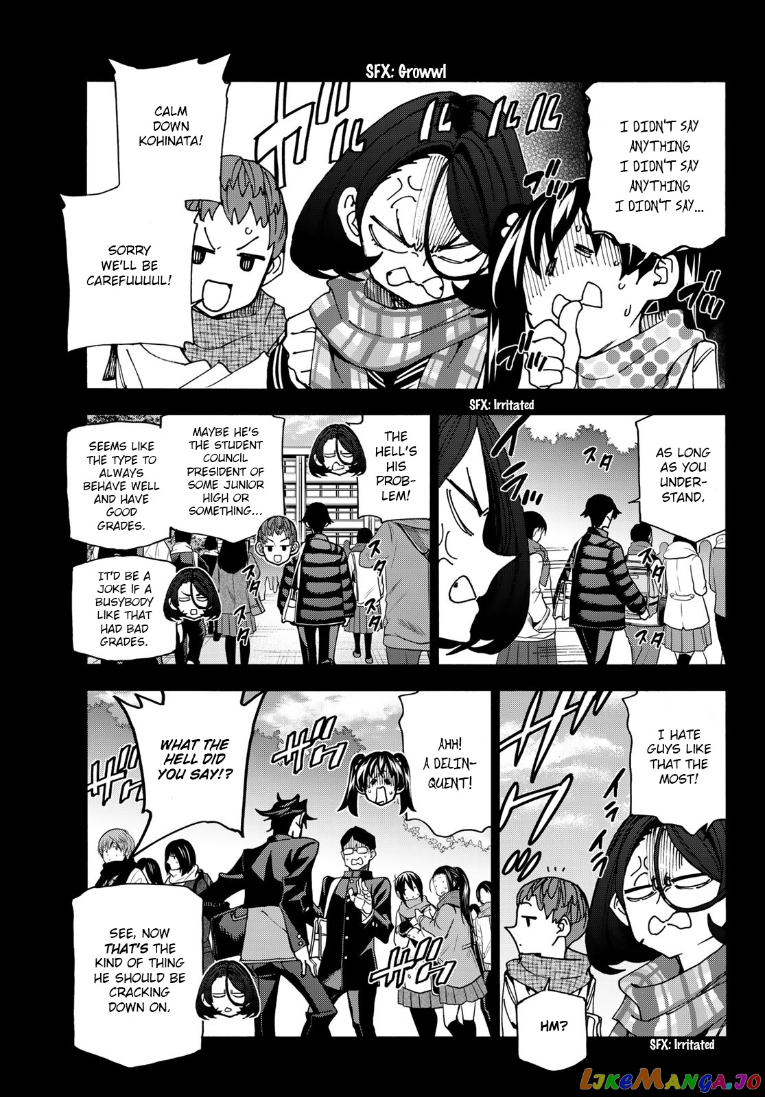 The Story Between a Dumb Prefect and a High School Girl with an Inappropriate Skirt Length chapter 54 - page 7
