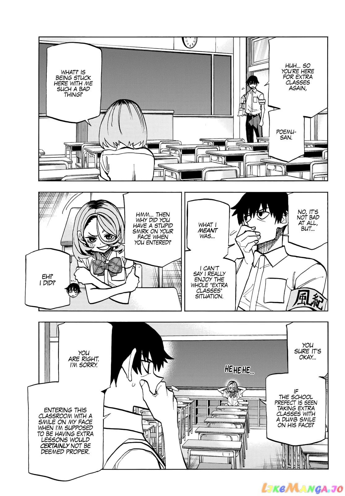 The Story Between a Dumb Prefect and a High School Girl with an Inappropriate Skirt Length chapter 12 - page 6