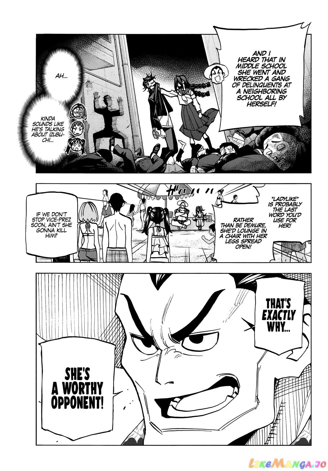 The Story Between a Dumb Prefect and a High School Girl with an Inappropriate Skirt Length chapter 21 - page 12