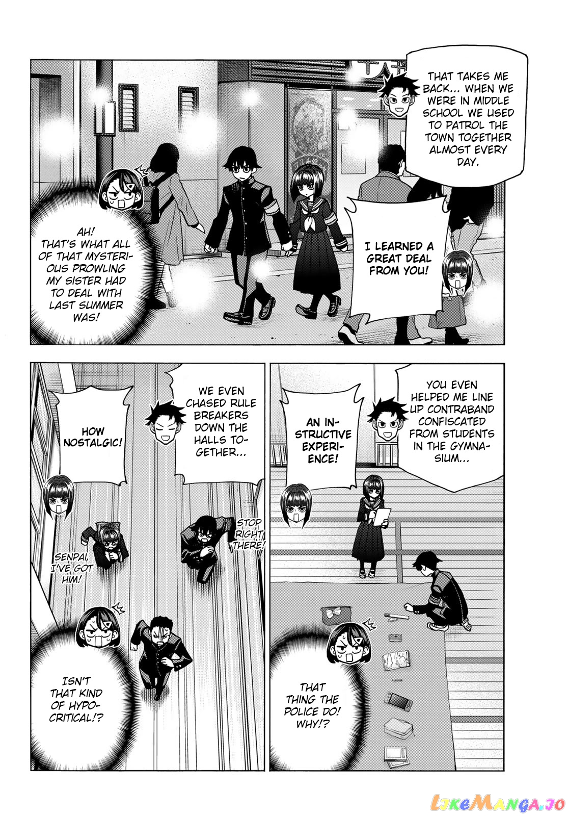 The Story Between a Dumb Prefect and a High School Girl with an Inappropriate Skirt Length chapter 57 - page 14