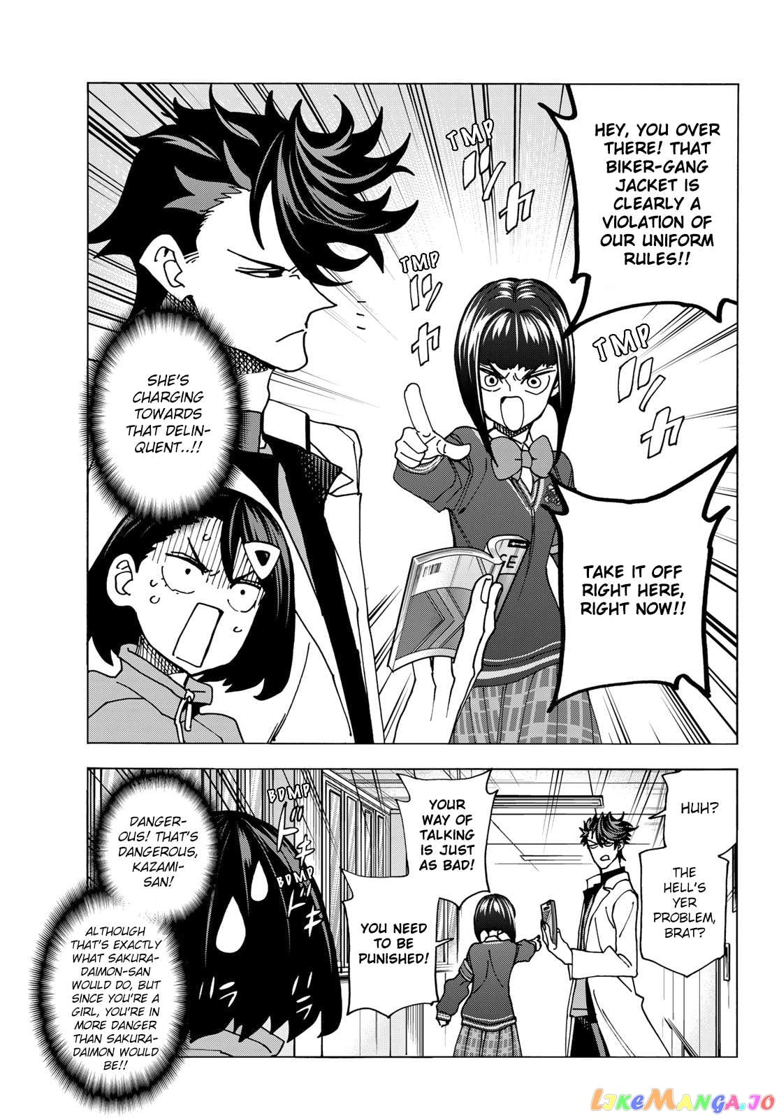 The Story Between a Dumb Prefect and a High School Girl with an Inappropriate Skirt Length chapter 62 - page 7