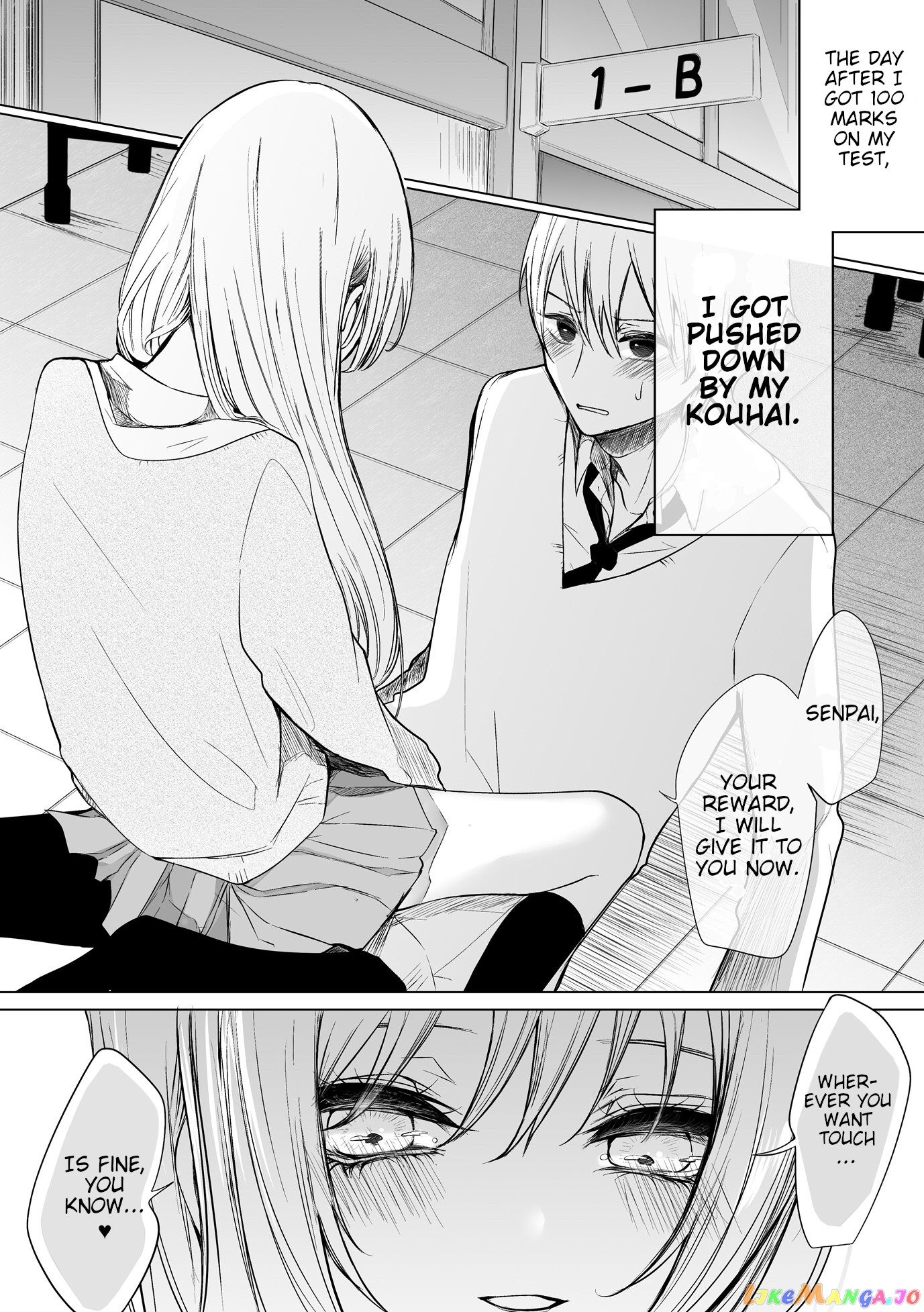 Ichizu de Bitch na Kouhai chapter 16.2 - page 1