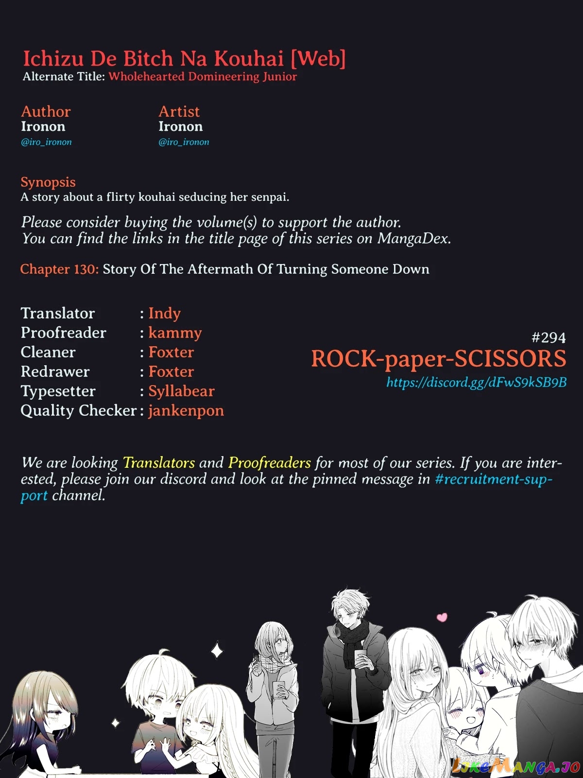 Ichizu de Bitch na Kouhai chapter 130 - page 7