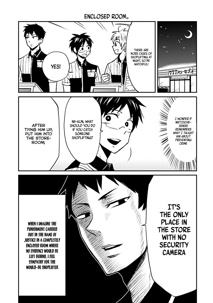 Nietzsche-sensei - Konbini ni, Satori Sedai no Shinjin ga Maiorita chapter 7 - page 8