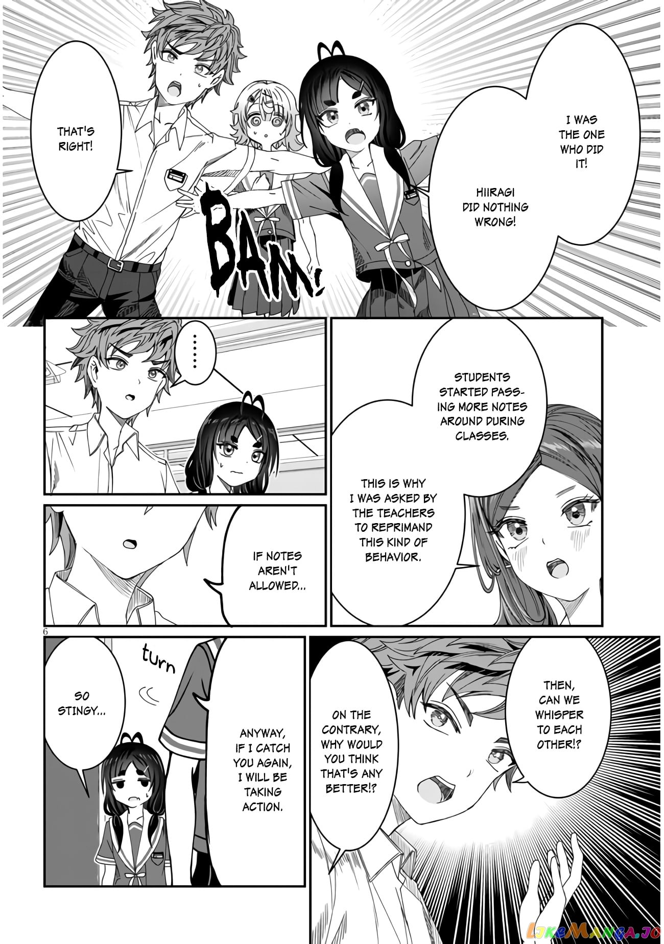 Kimi wa Yakamashi Tojite yo Kuchi wo! chapter 12 - page 6