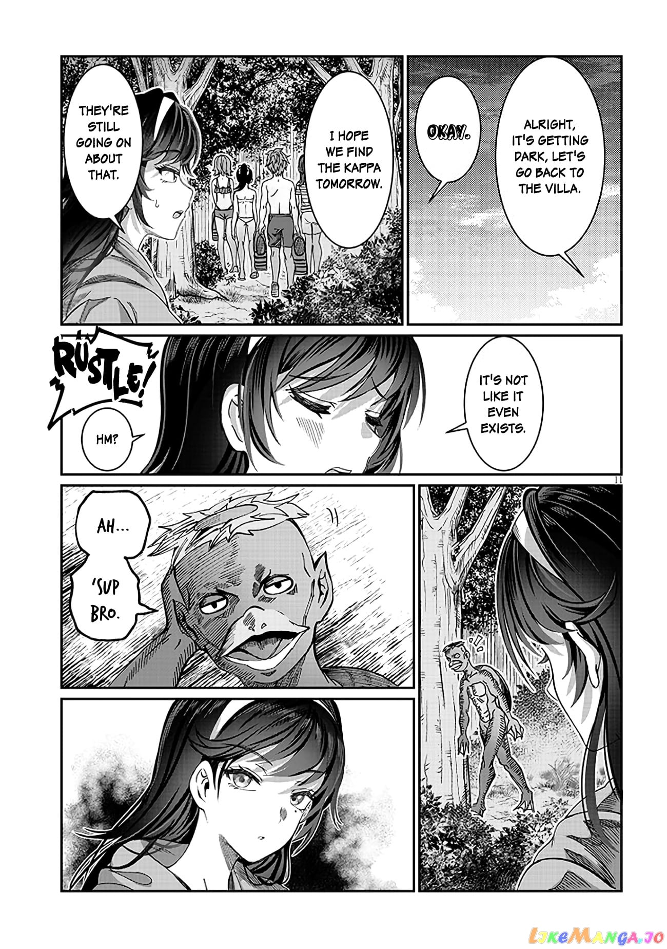 Kimi wa Yakamashi Tojite yo Kuchi wo! chapter 24 - page 11