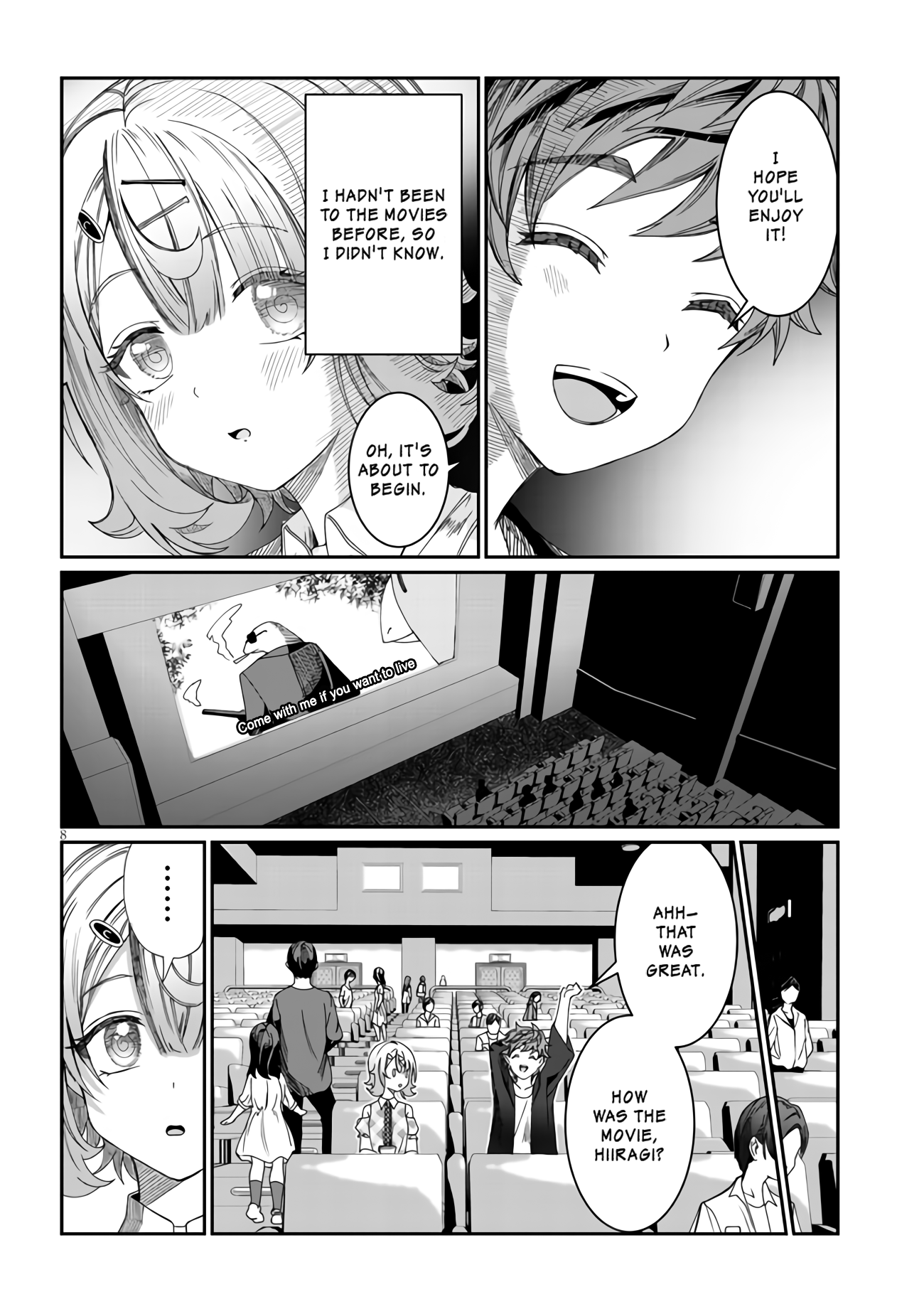 Kimi wa Yakamashi Tojite yo Kuchi wo! chapter 15 - page 8