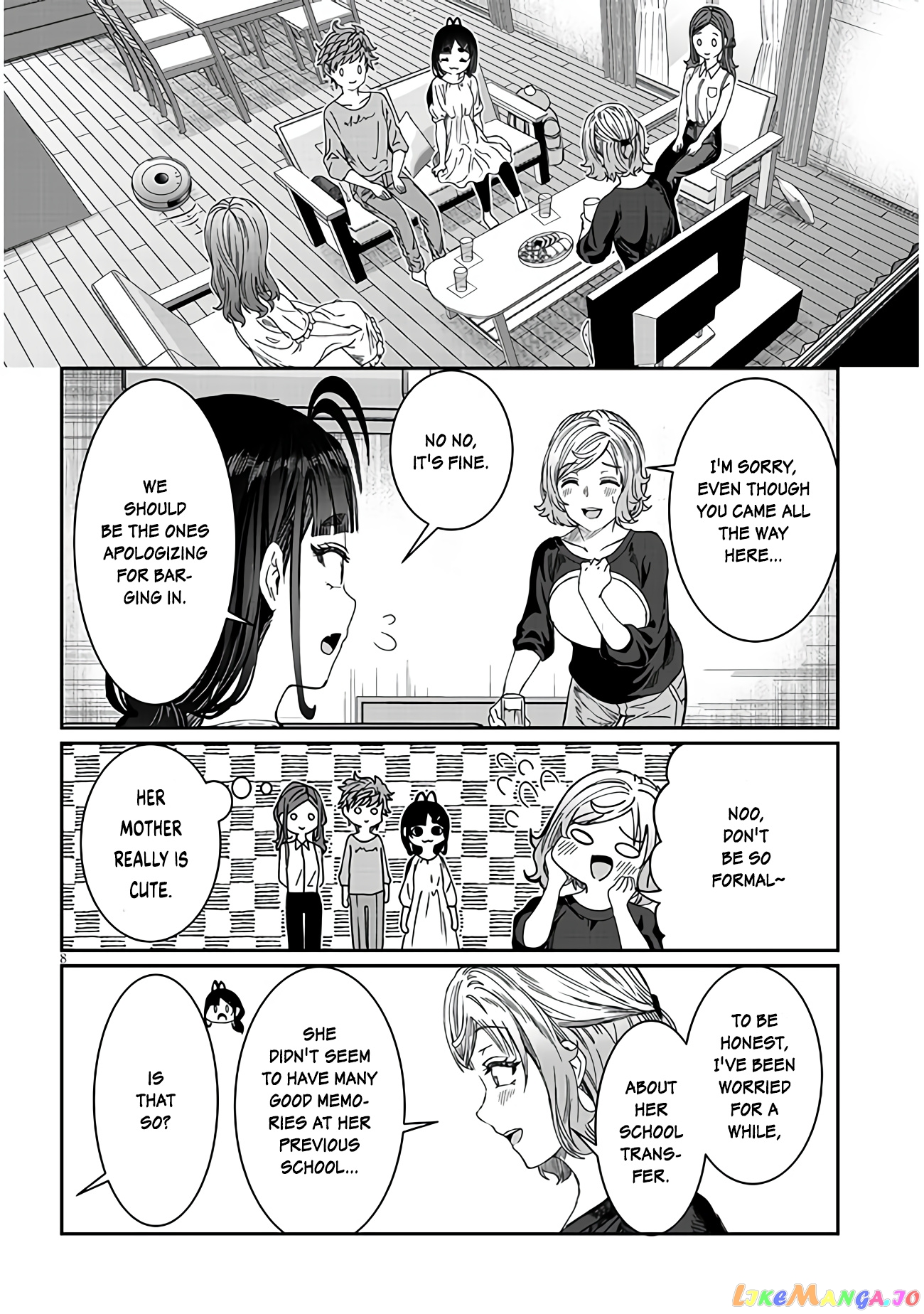 Kimi wa Yakamashi Tojite yo Kuchi wo! chapter 18 - page 8