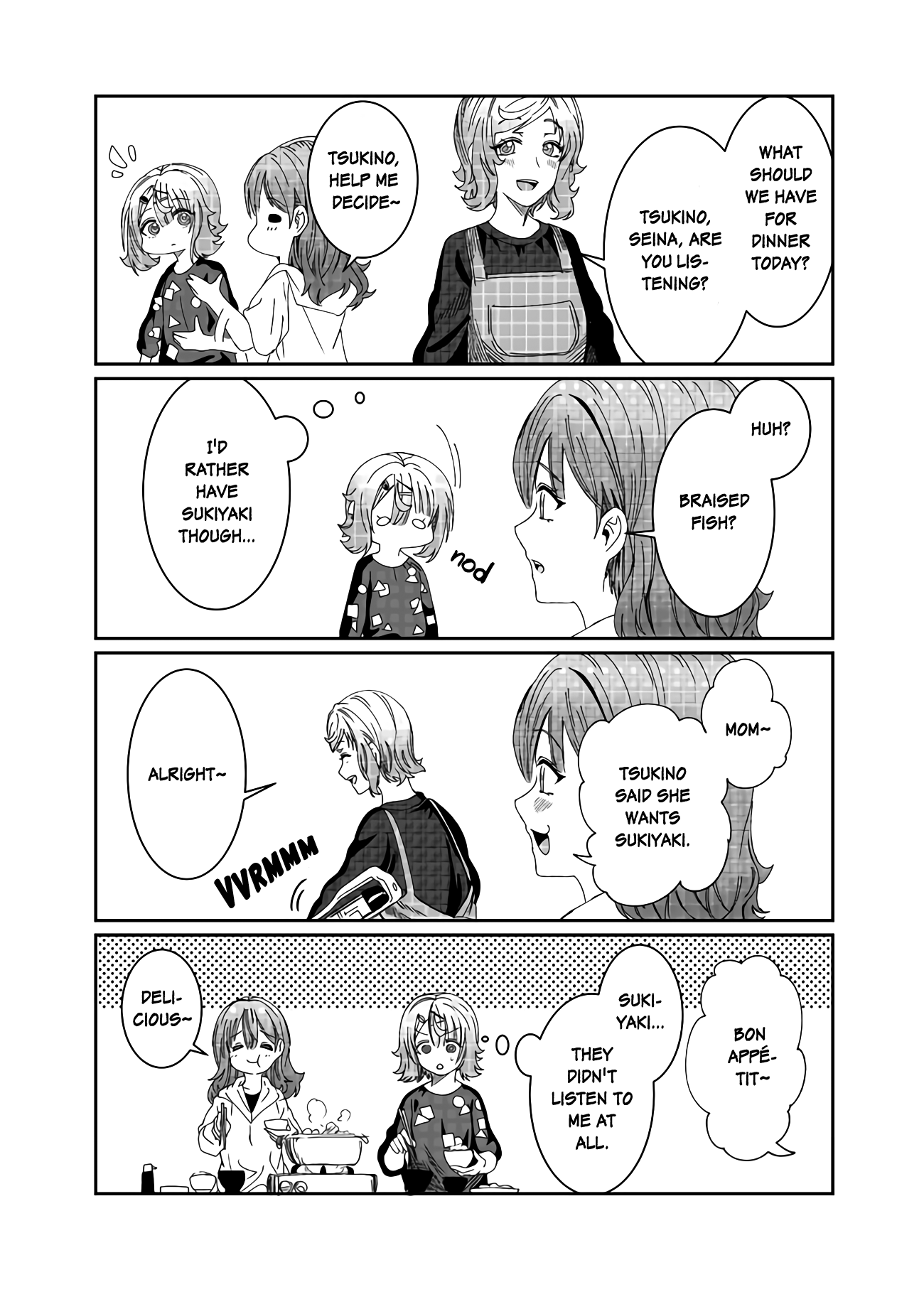 Kimi wa Yakamashi Tojite yo Kuchi wo! chapter 18.2 - page 1