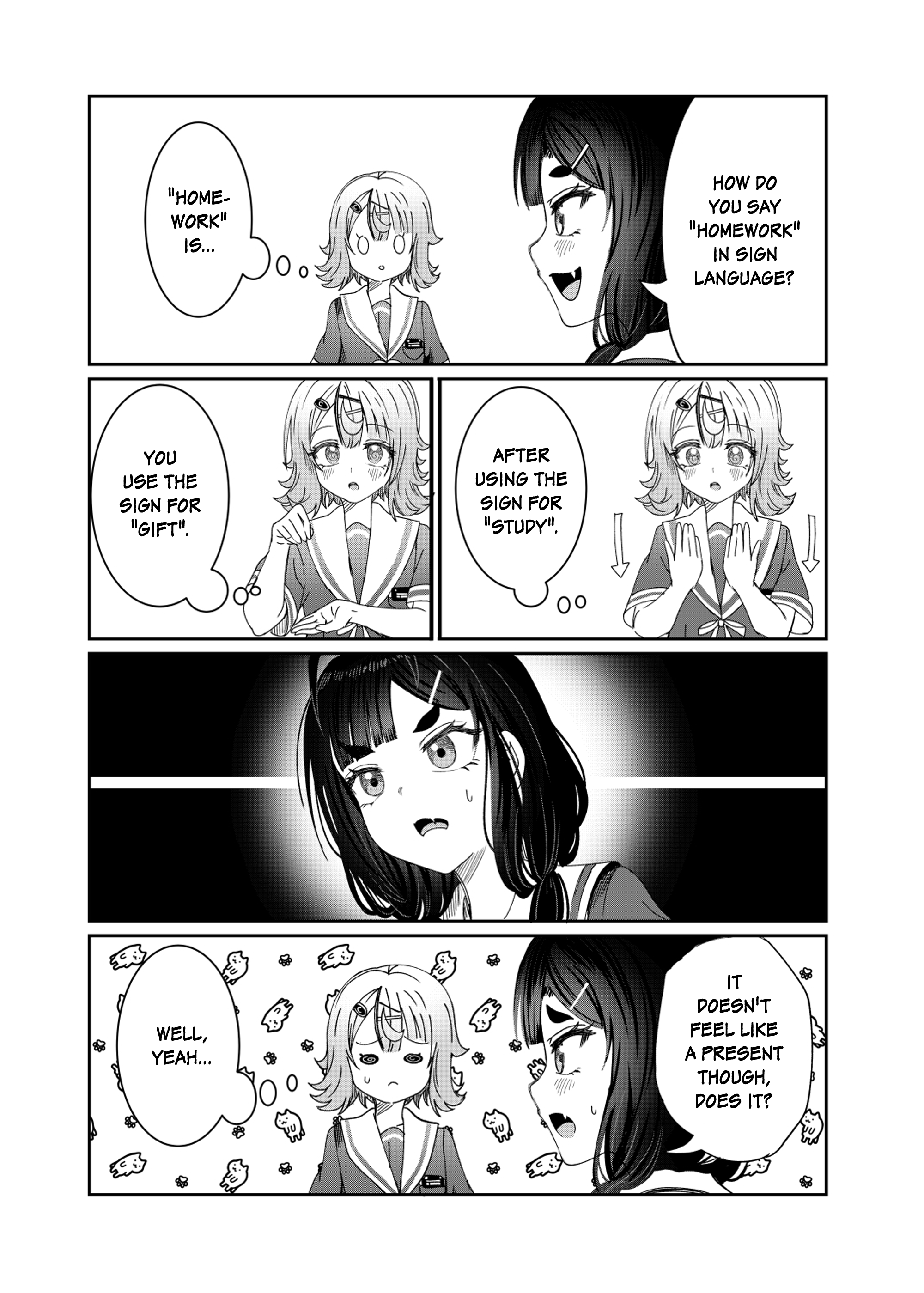 Kimi wa Yakamashi Tojite yo Kuchi wo! chapter 22.5 - page 1