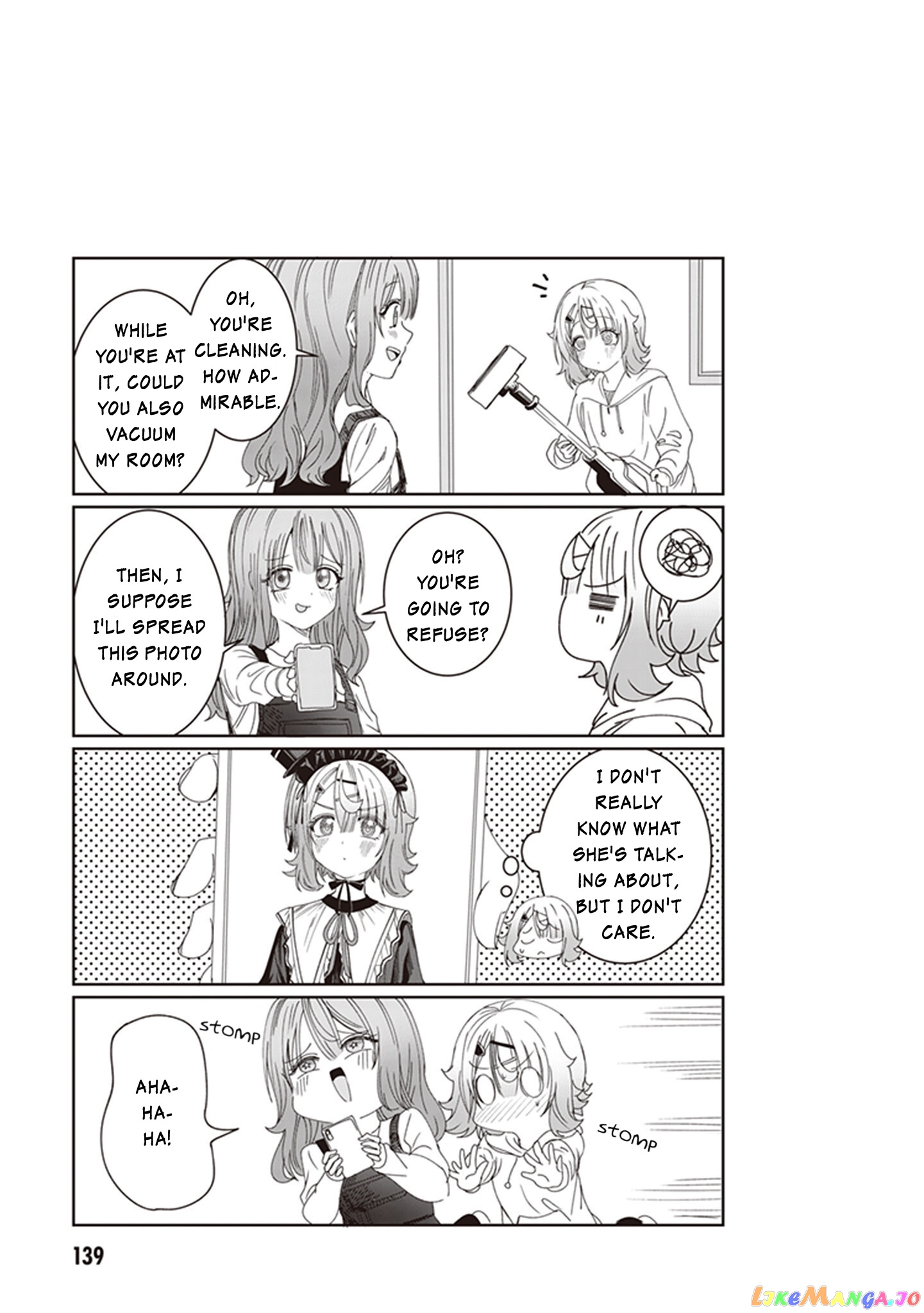 Kimi wa Yakamashi Tojite yo Kuchi wo! chapter 9.5 - page 1