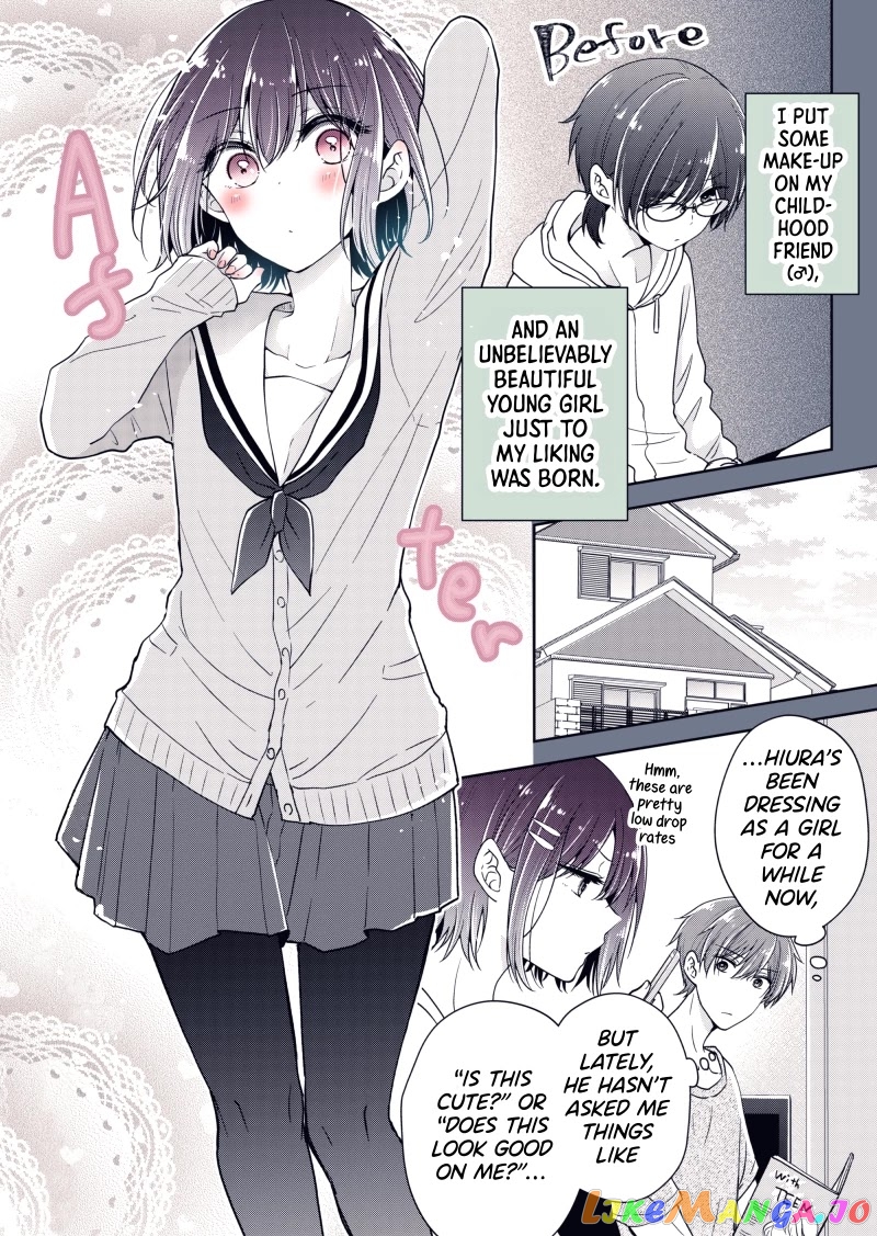 I Turned My Childhood Friend (♂) Into A Girl chapter 17.9 - page 1