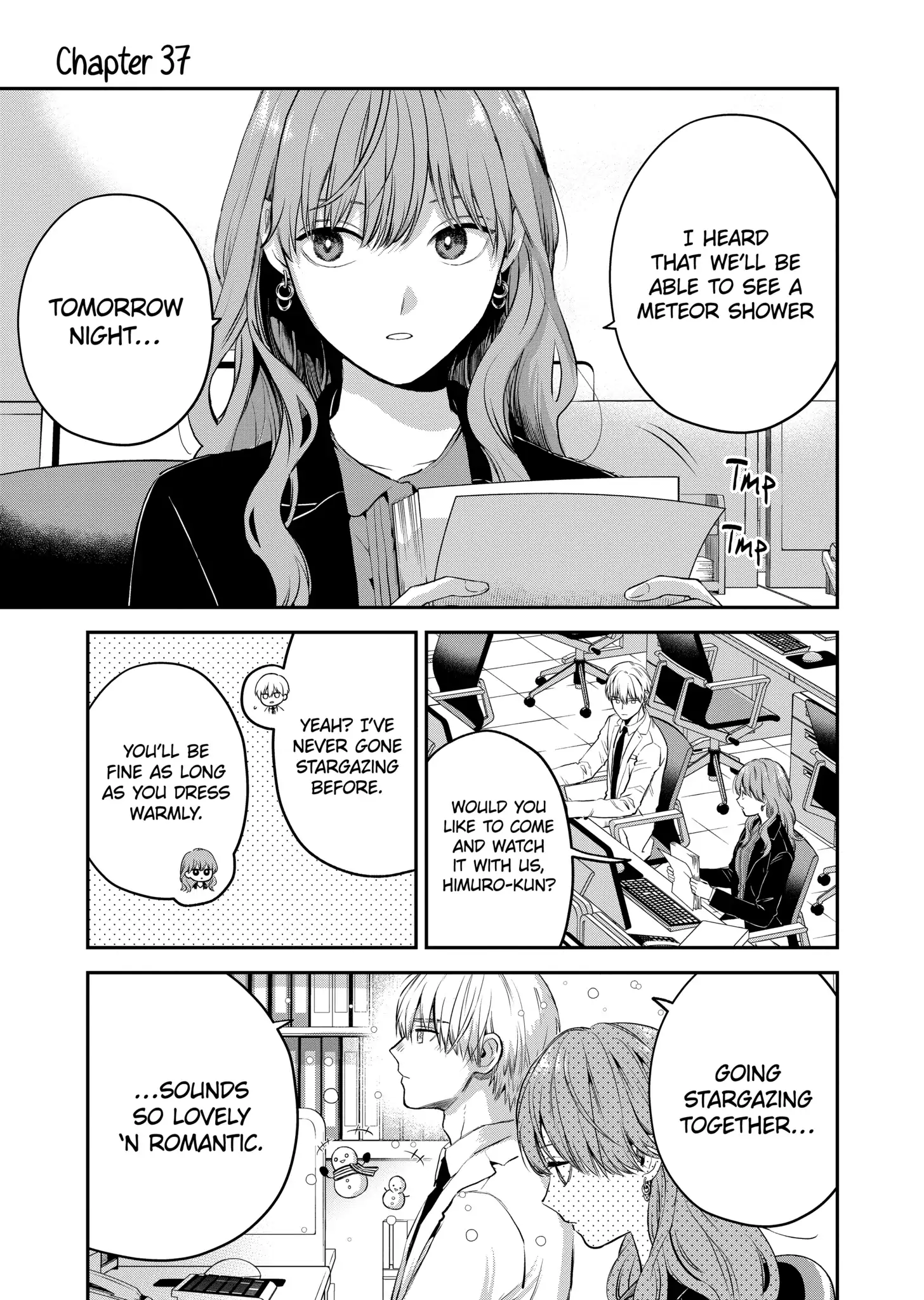 Ice Guy and the Cool Female Colleague chapter 37 - page 1