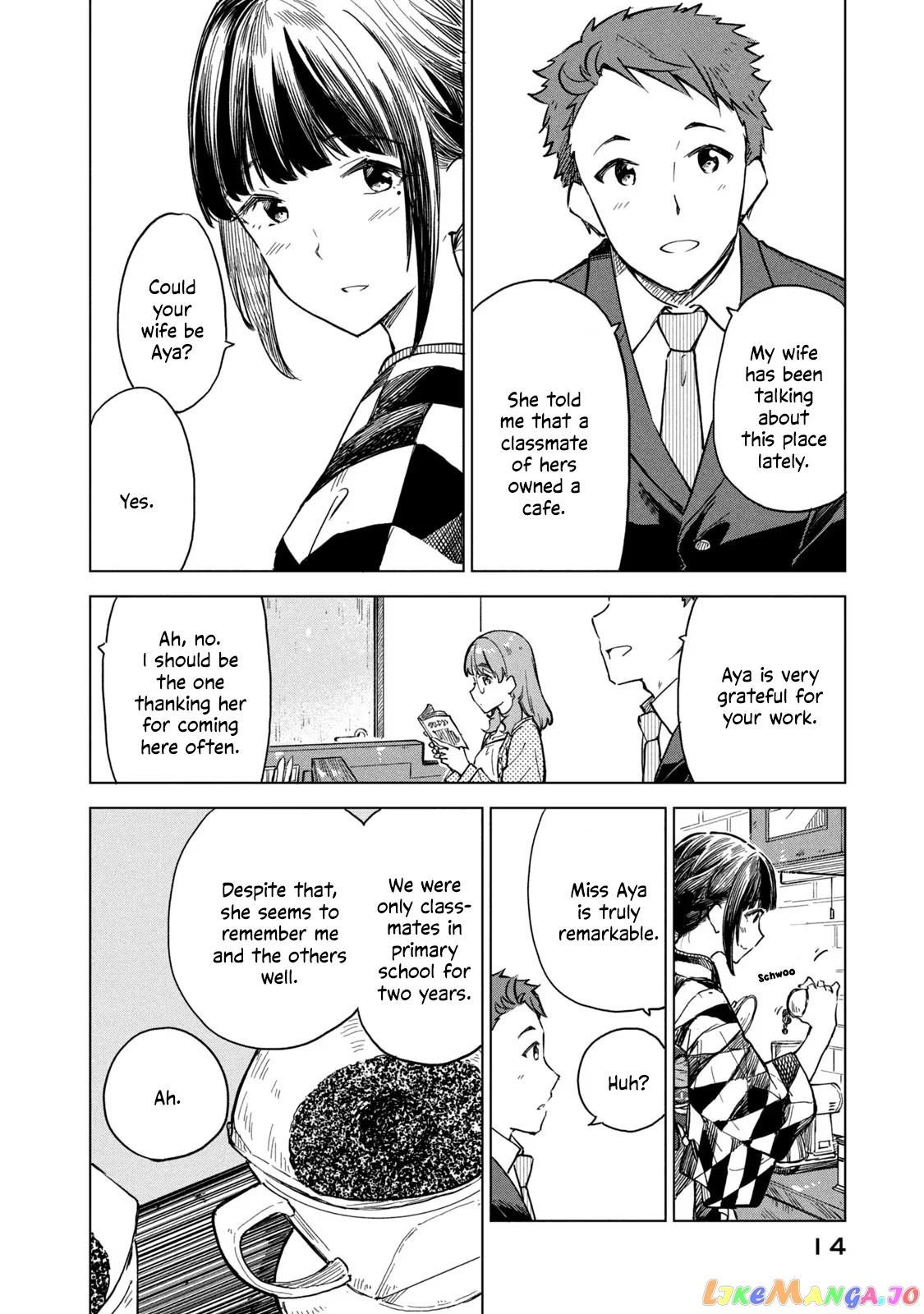 Coffee wo Shizuka ni chapter 13.1 - page 12