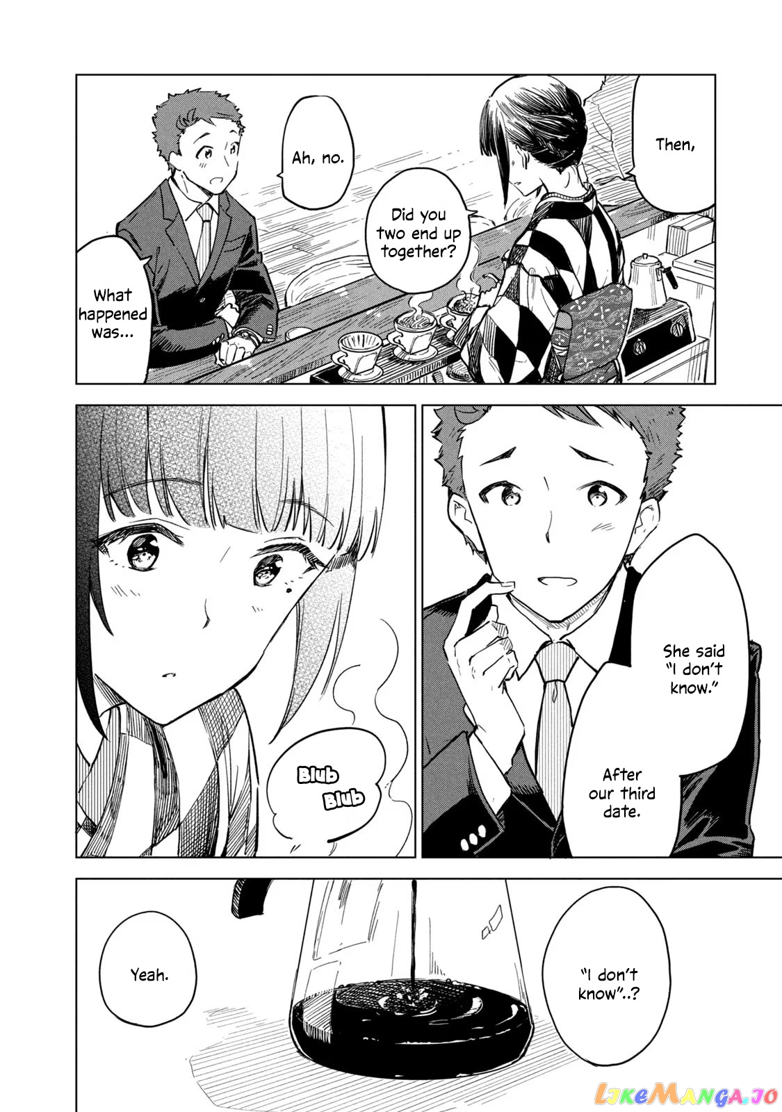 Coffee wo Shizuka ni chapter 13.1 - page 18