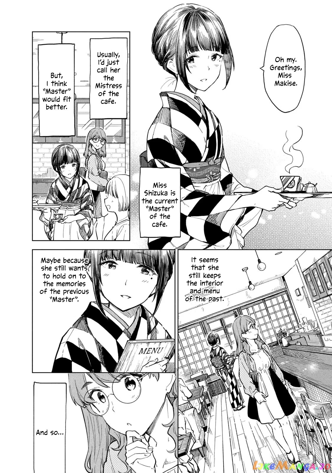 Coffee wo Shizuka ni chapter 13.1 - page 4