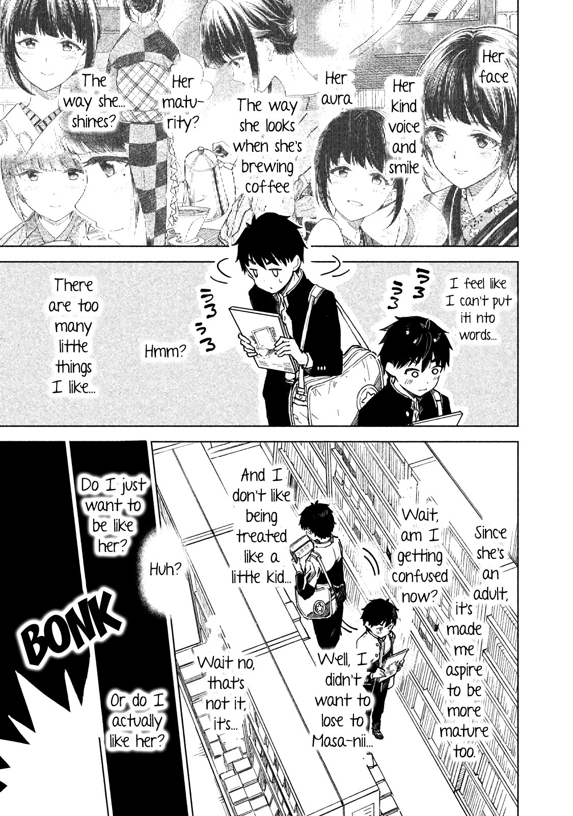 Coffee wo Shizuka ni chapter 5 - page 9