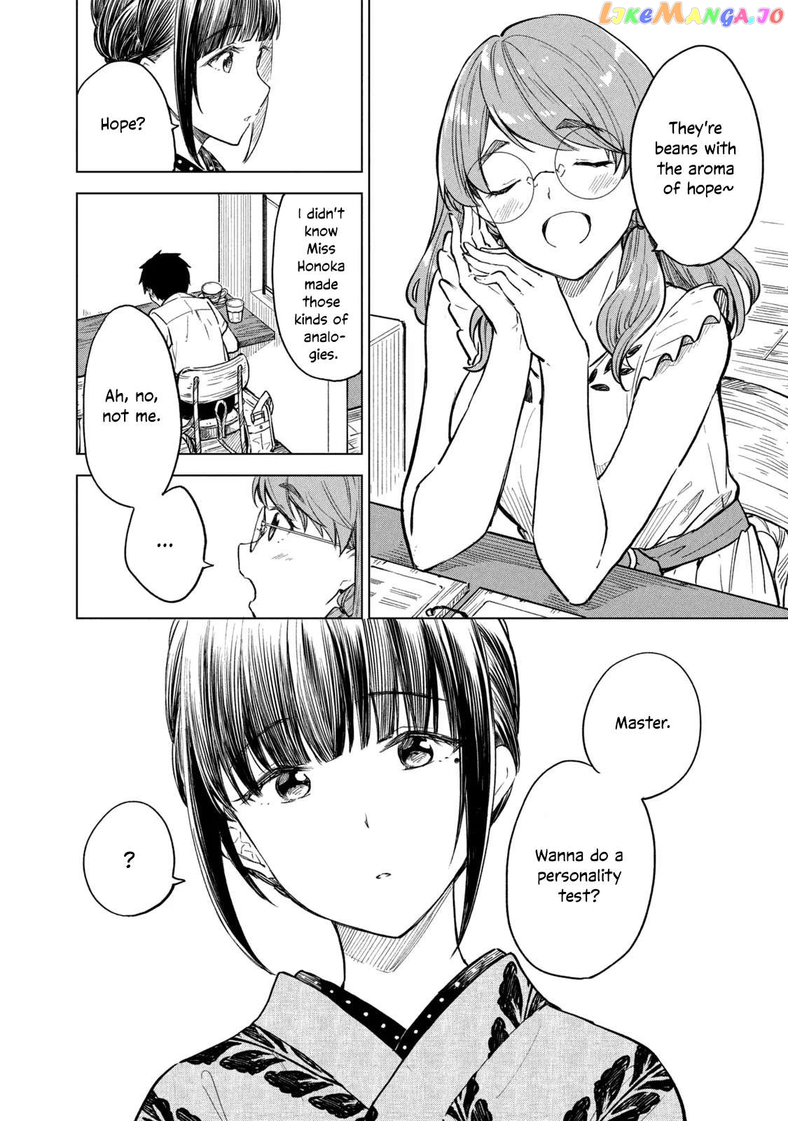 Coffee wo Shizuka ni Chapter 15 - page 6