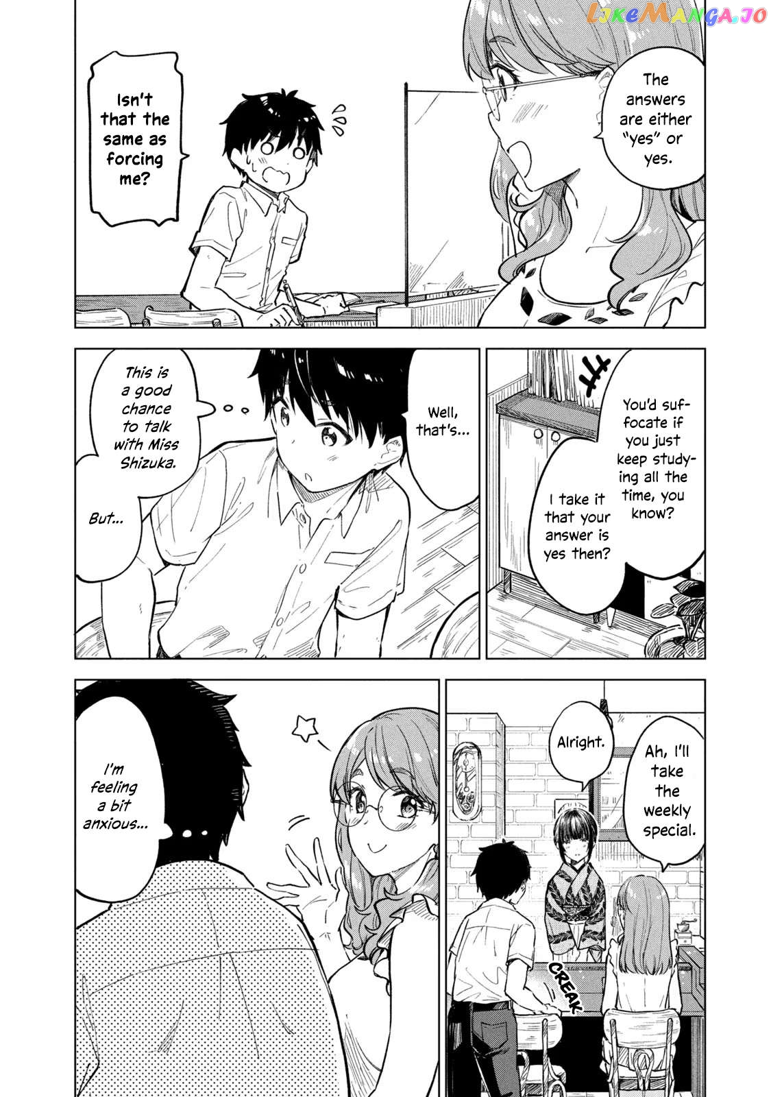 Coffee wo Shizuka ni Chapter 15 - page 8