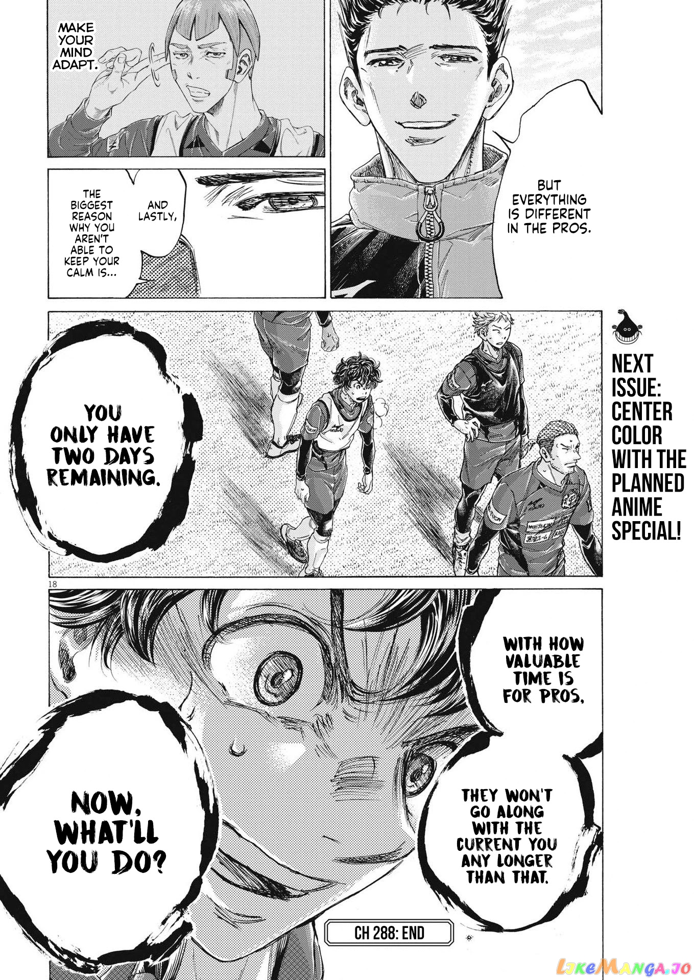 Ao Ashi chapter 288 - page 21