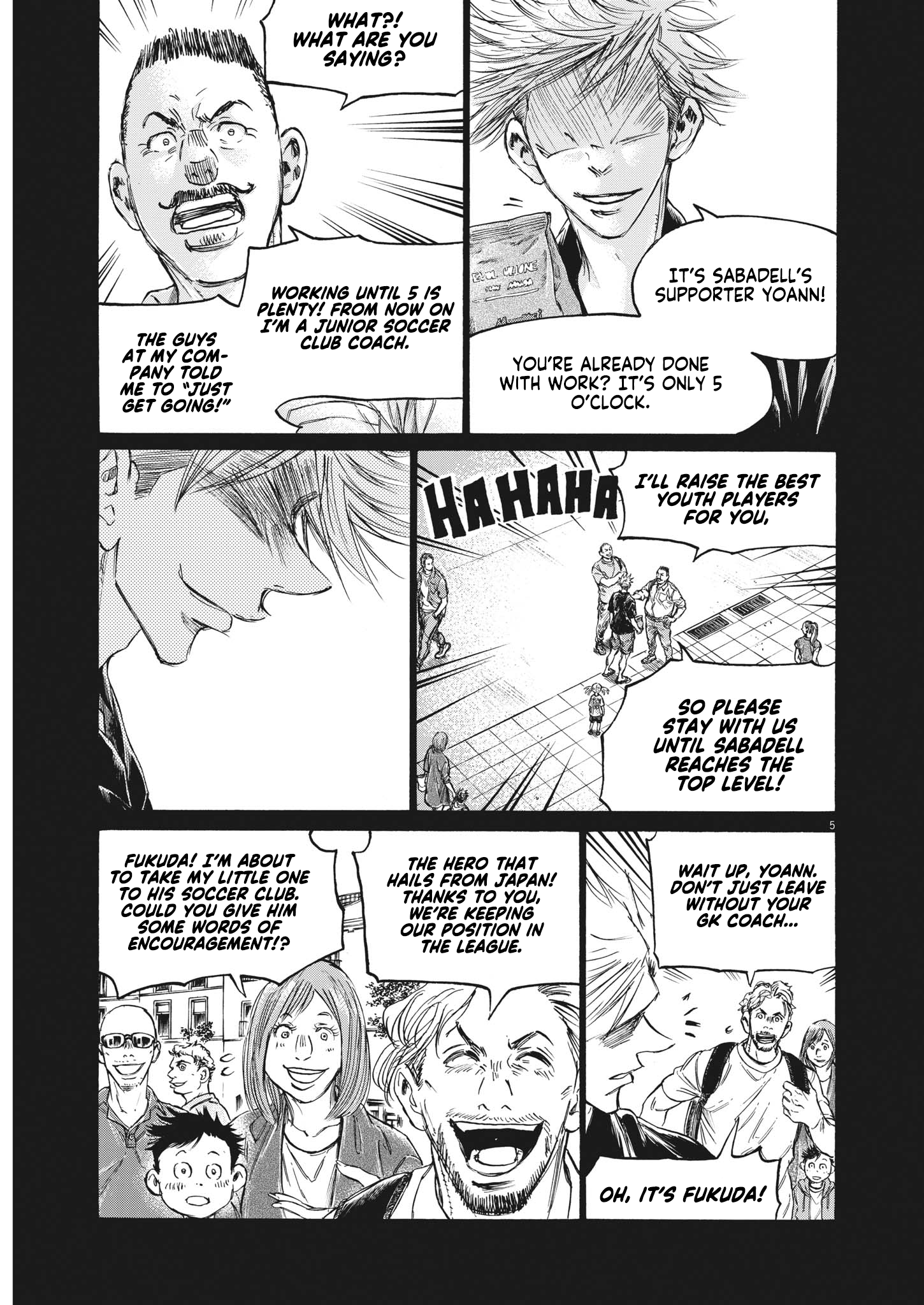 Ao Ashi chapter 313 - page 4