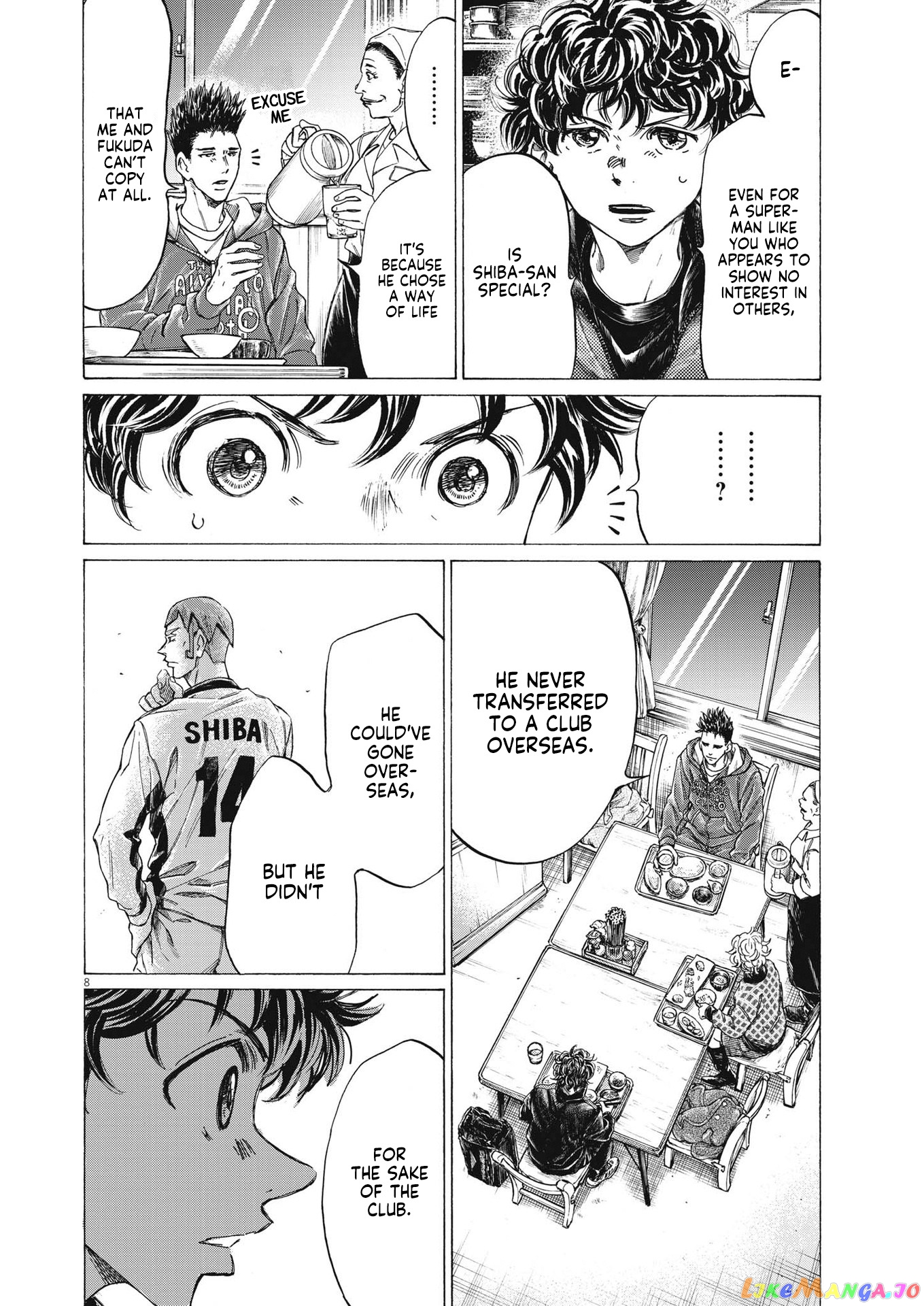 Ao Ashi chapter 291 - page 9