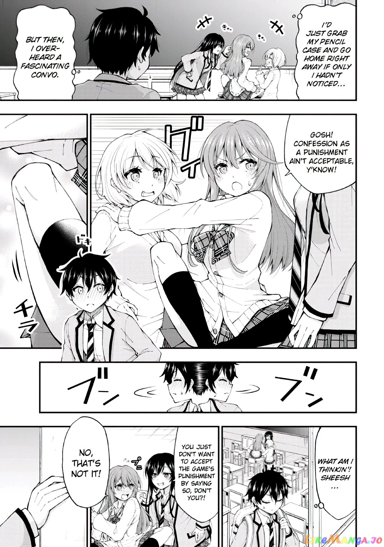 The Gal Who Was Meant to Confess to Me as a Game Punishment Has Apparently Fallen in Love with Me chapter 1 - page 8