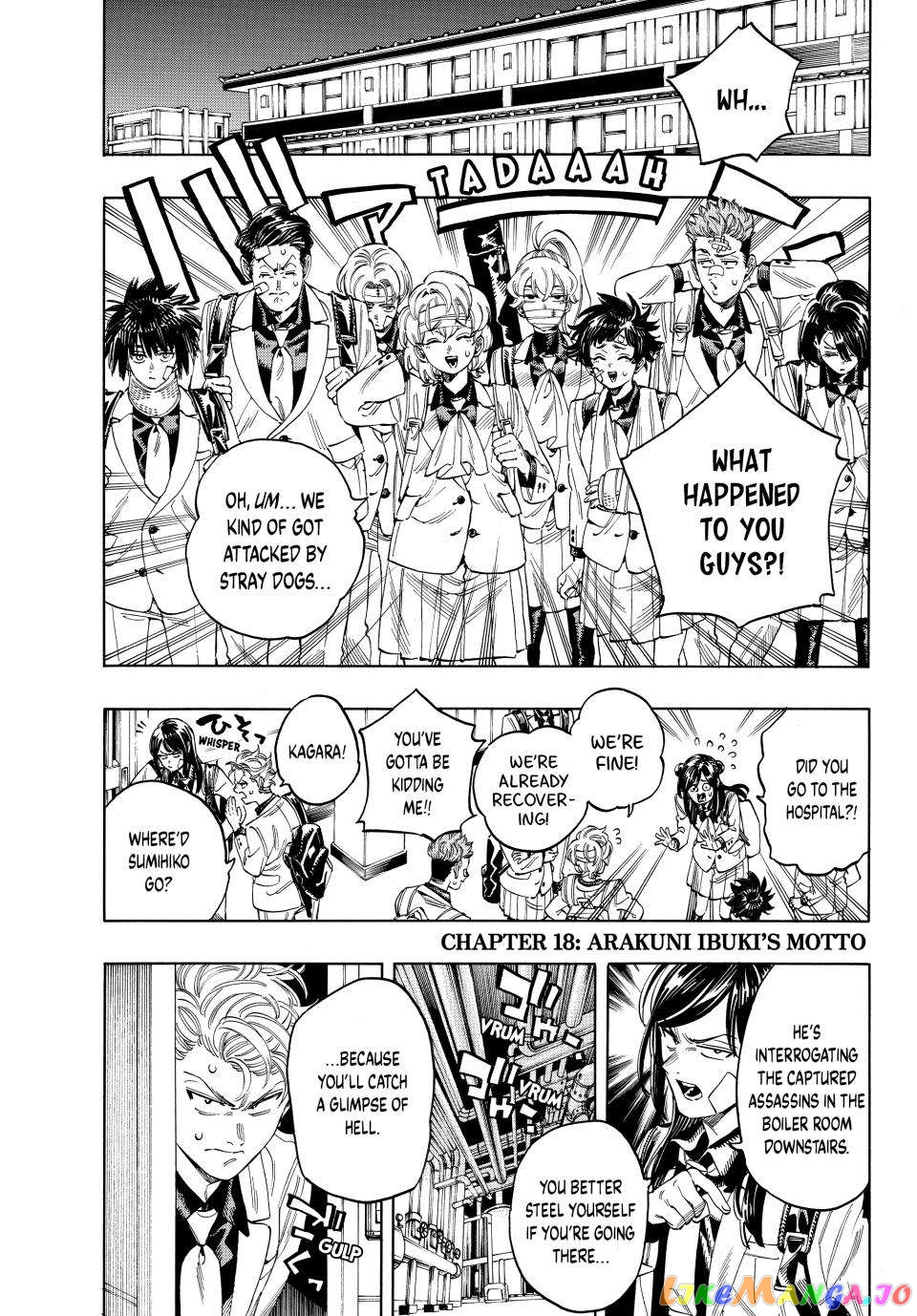 Akabane Honeko No Bodyguard chapter 18 - page 1