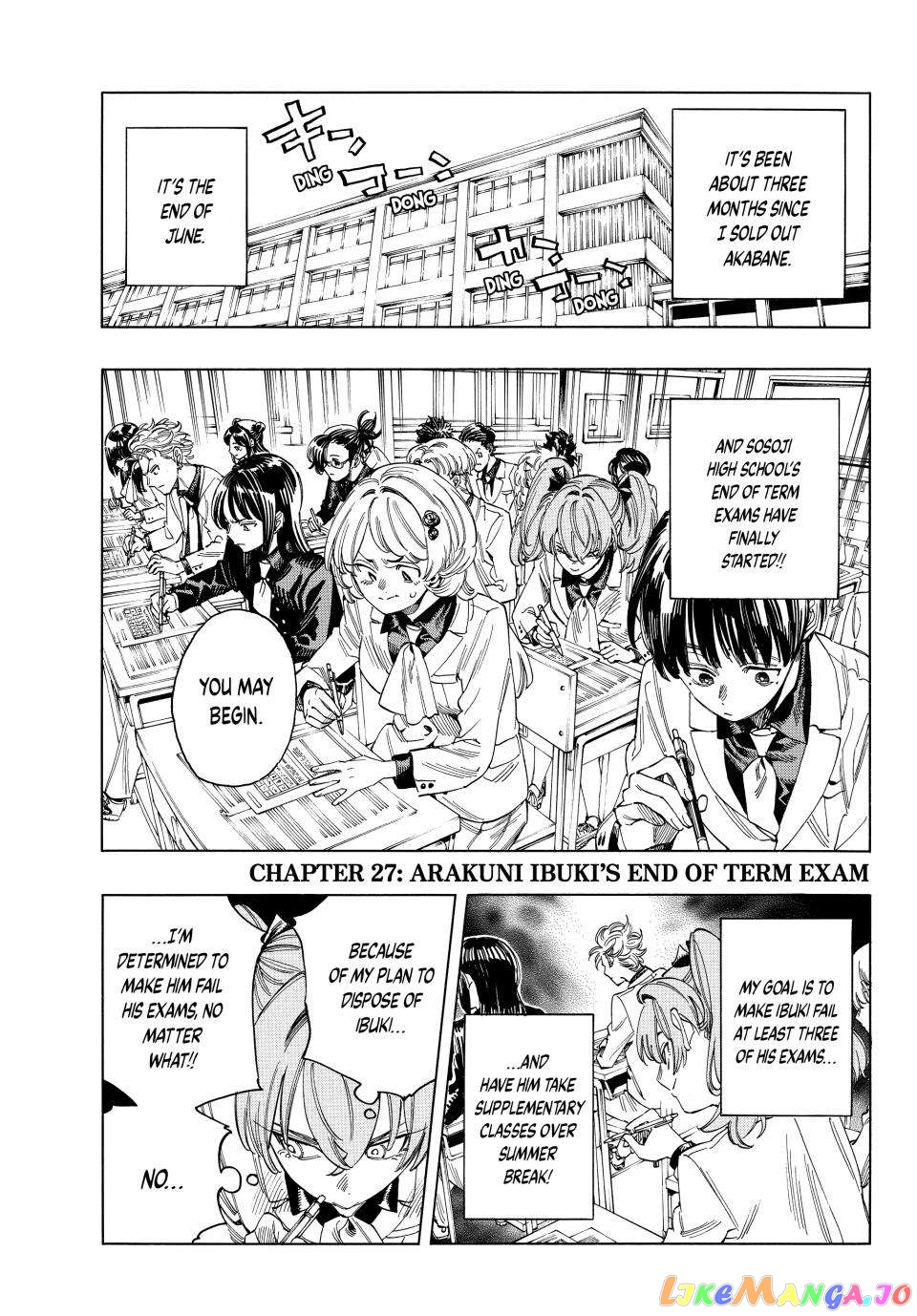 Akabane Honeko No Bodyguard chapter 27 - page 1