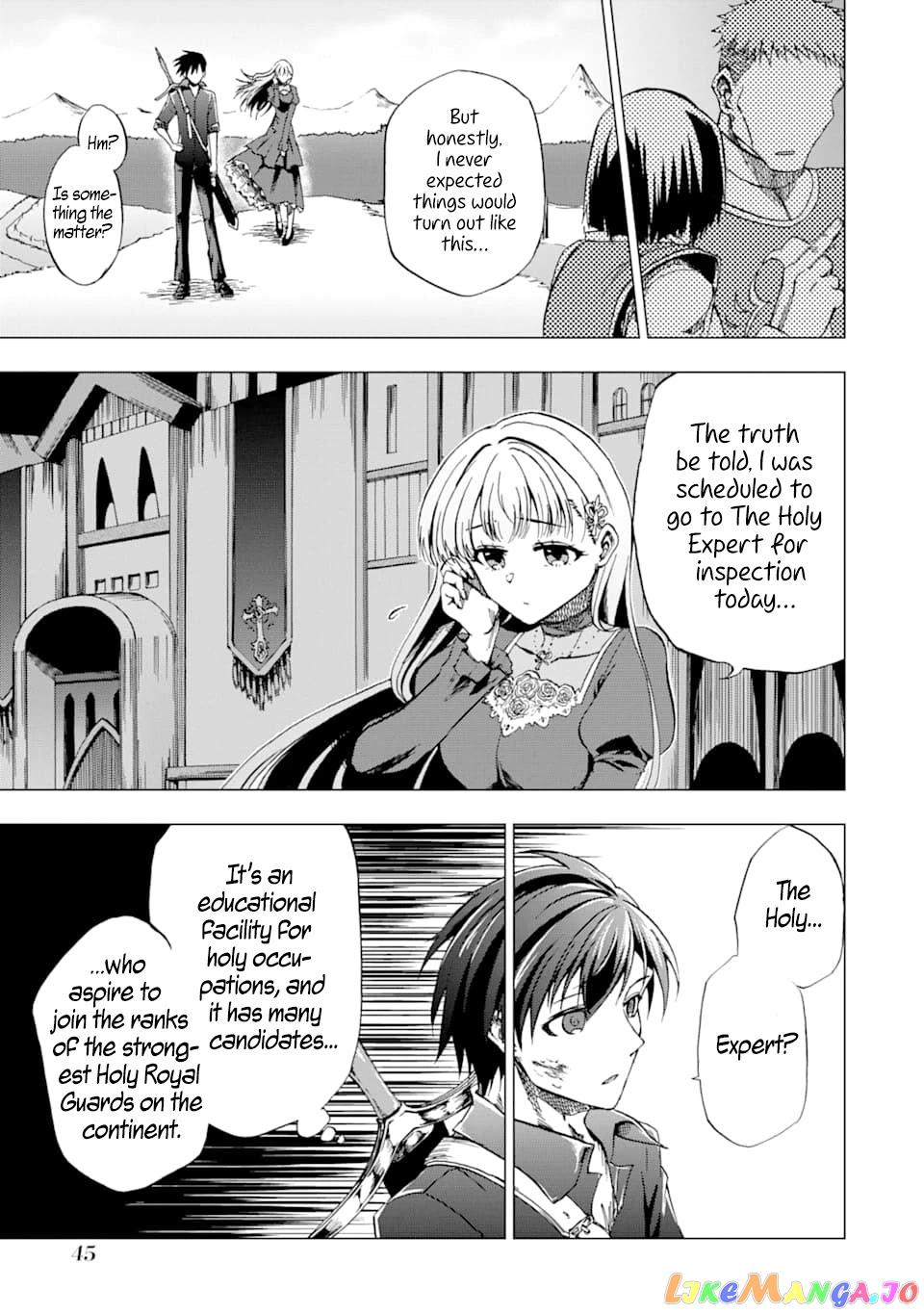 Ankoku Kishino no Ore desu Ga Saikyou no Hijiri Kishi wo Mezashimasu chapter 1 - page 41