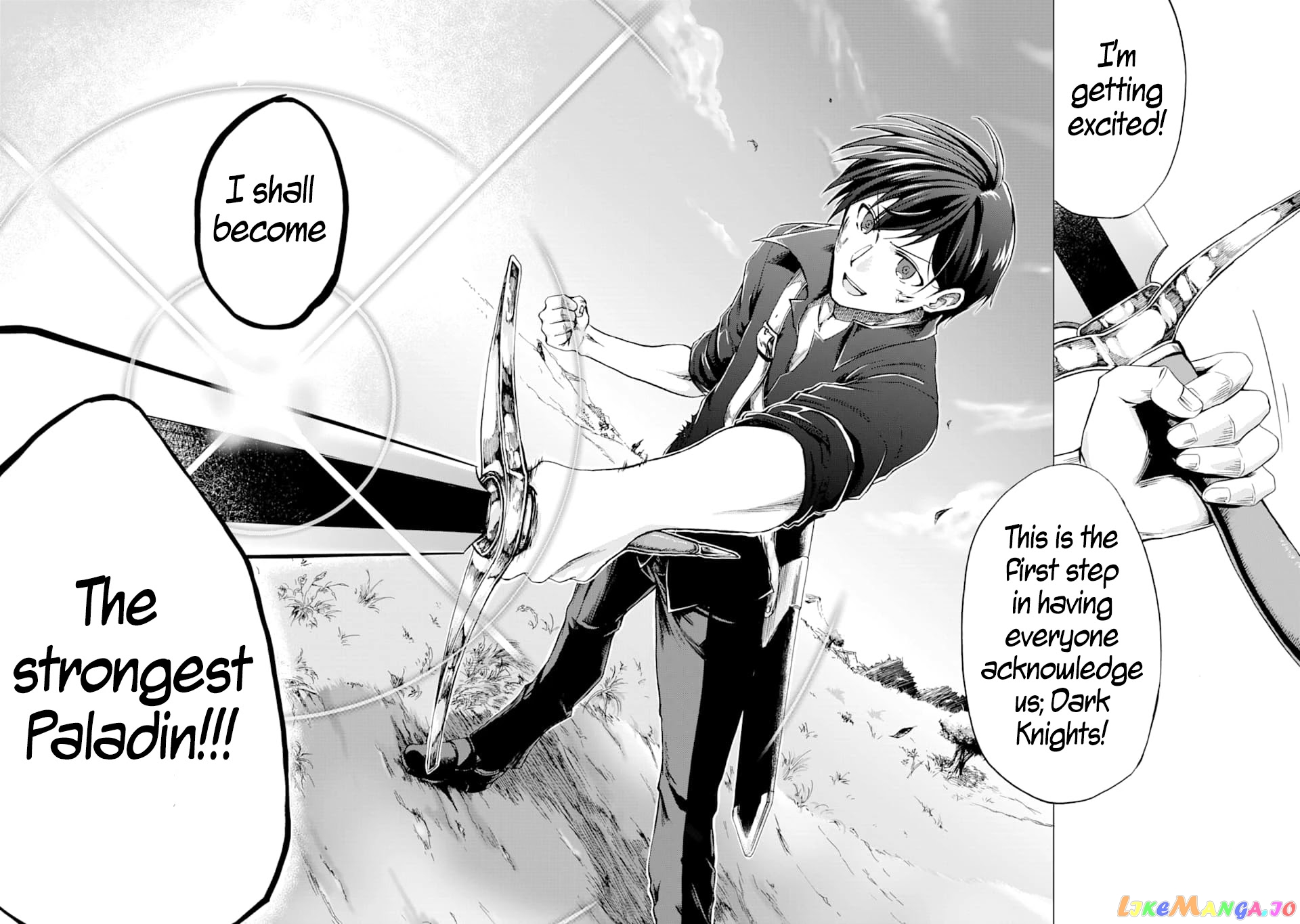 Ankoku Kishino no Ore desu Ga Saikyou no Hijiri Kishi wo Mezashimasu chapter 1 - page 46