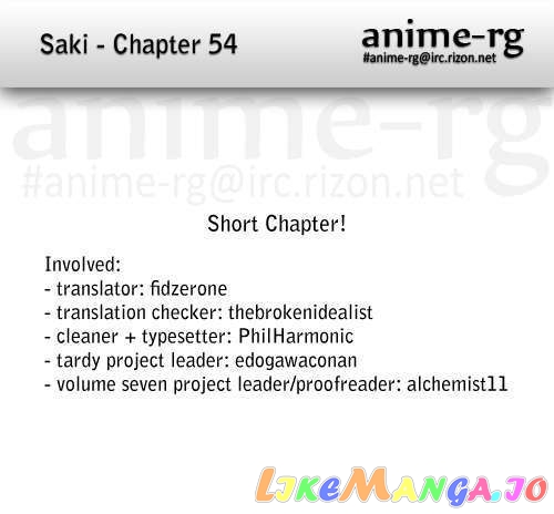 Saki - Manga chapter 54 - page 10