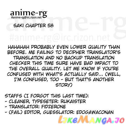 Saki - Manga chapter 58 - page 20