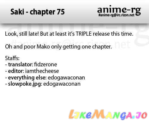 Saki - Manga chapter 75 - page 21