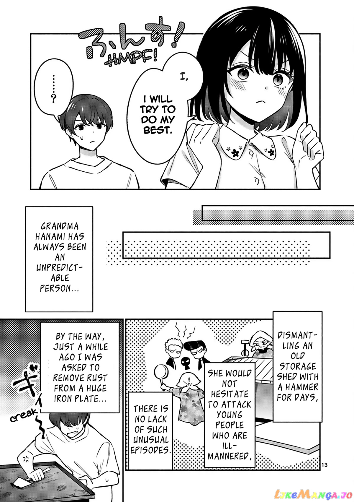 Shiotaiou no Sato-san ga Ore ni dake Amai chapter 27 - page 14