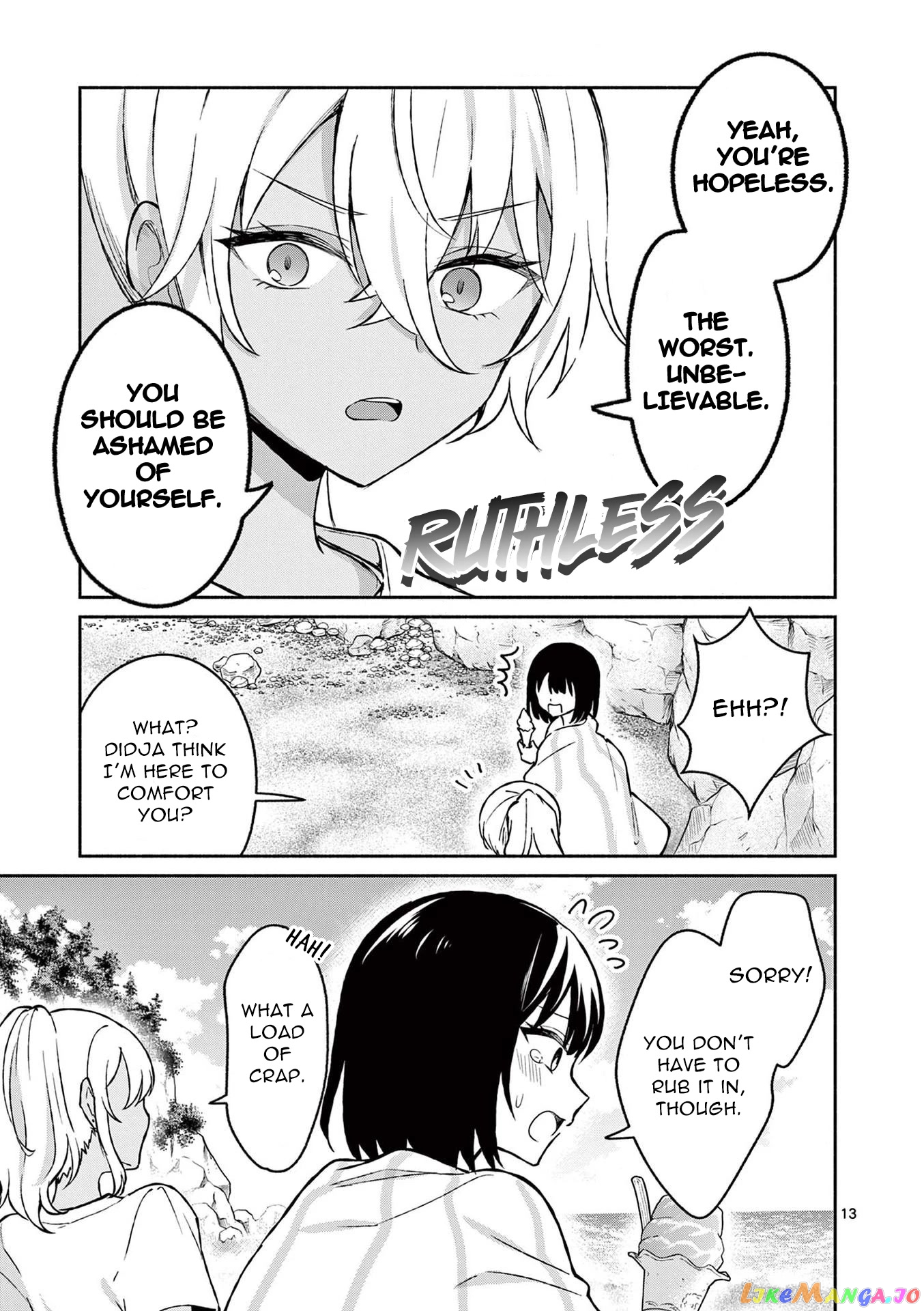Shiotaiou no Sato-san ga Ore ni dake Amai chapter 30 - page 14
