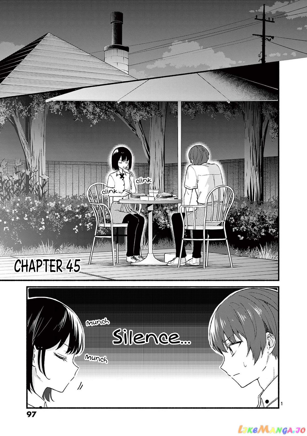 Shiotaiou no Sato-san ga Ore ni dake Amai chapter 45 - page 1