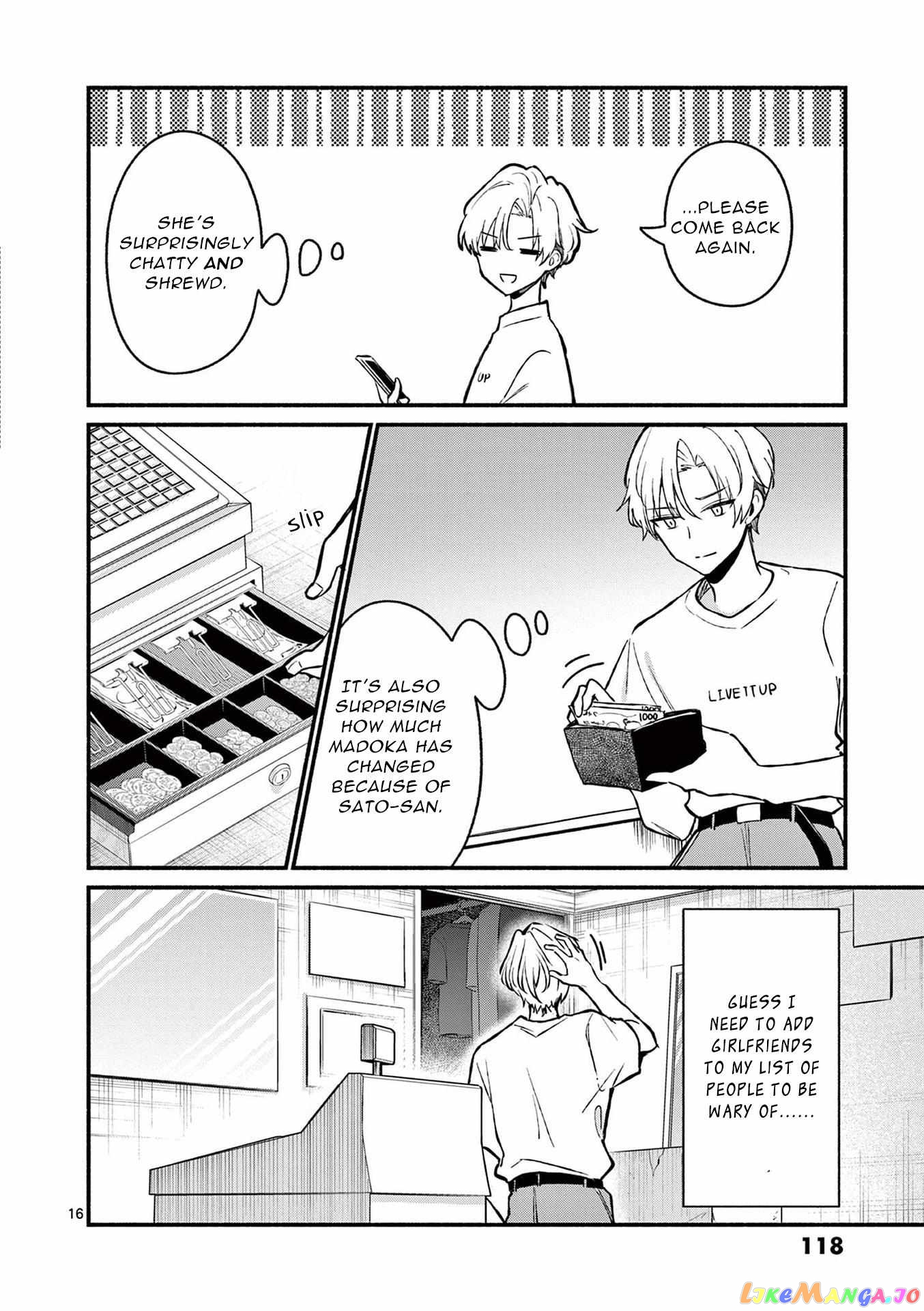 Shiotaiou no Sato-san ga Ore ni dake Amai chapter 35 - page 16