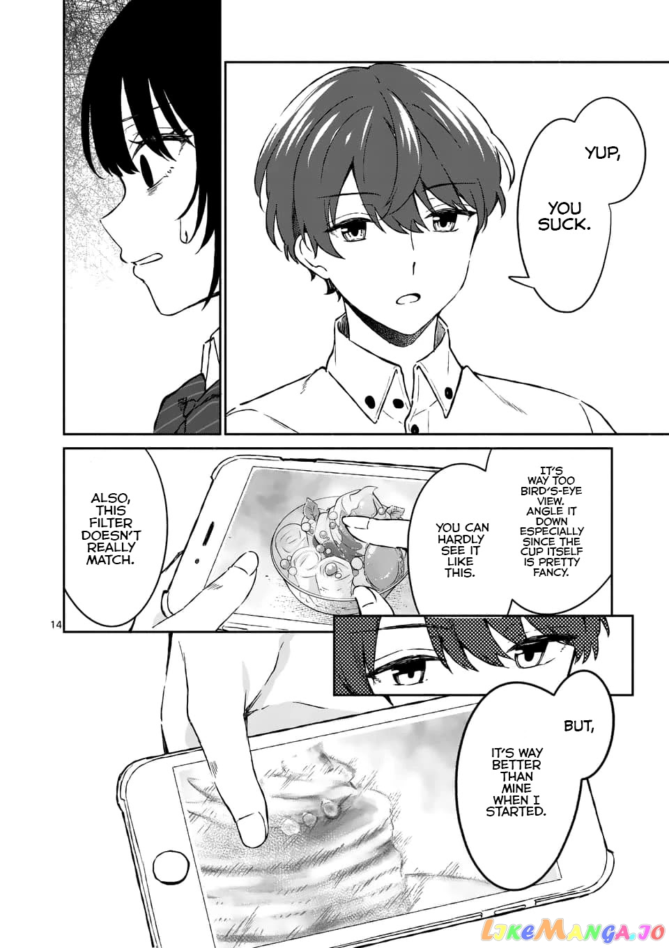 Shiotaiou no Sato-san ga Ore ni dake Amai chapter 7 - page 14