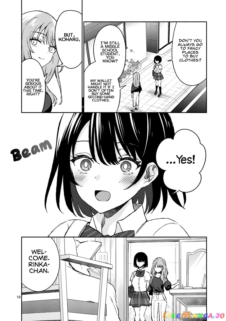 Shiotaiou no Sato-san ga Ore ni dake Amai chapter 8 - page 18