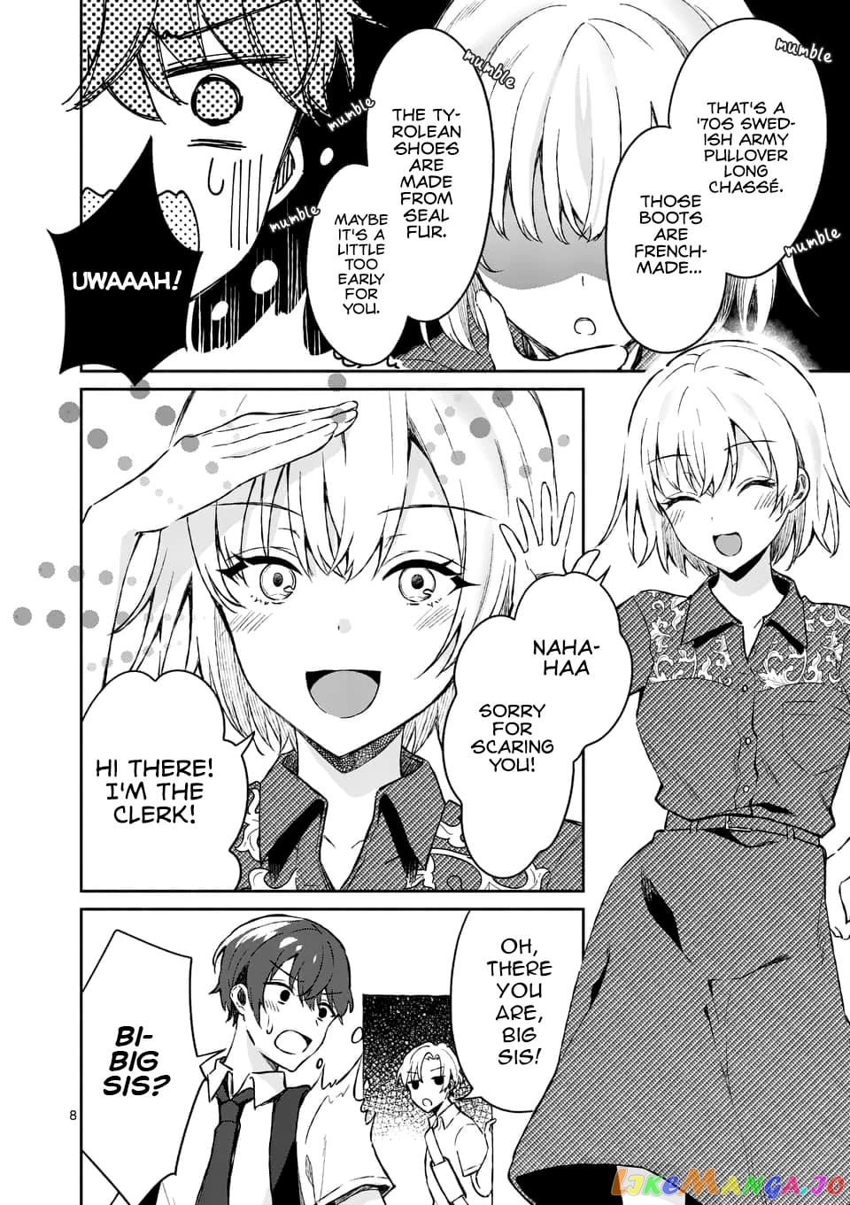 Shiotaiou no Sato-san ga Ore ni dake Amai chapter 8 - page 8